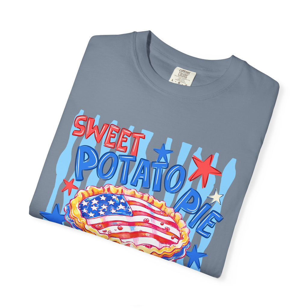 "Sweet Potato Pie & I Shut My Mouth" Patriotic  Tee