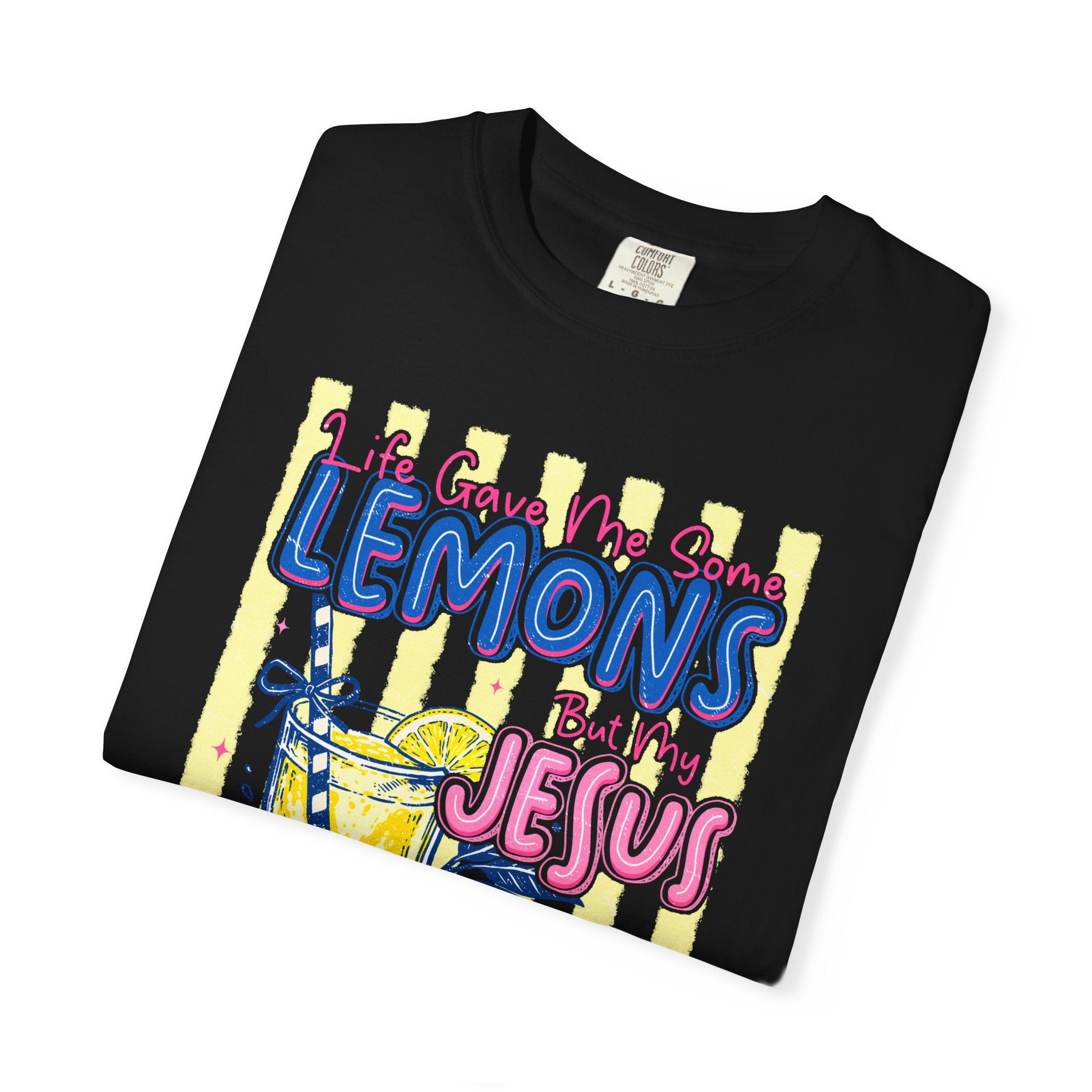 Lemons Into Lemonade Christian T‑Shirt — "When Life Gives You Lemons, Trust Jesus"