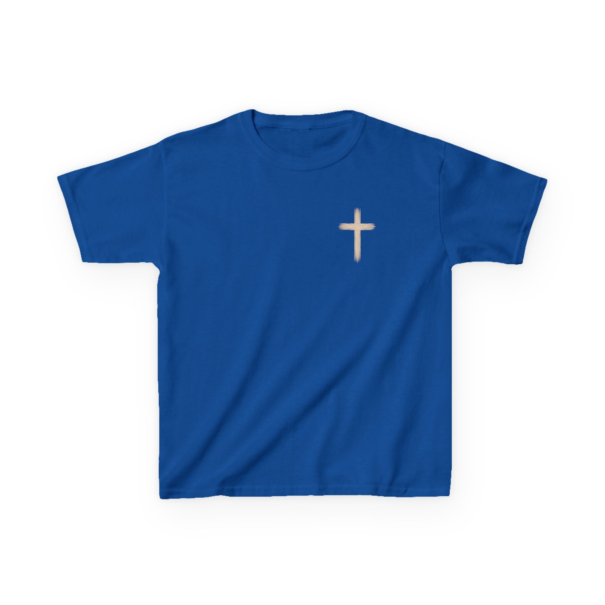 Kids T-Shirt — John 3:16 Cross Design Christian Youth Tee