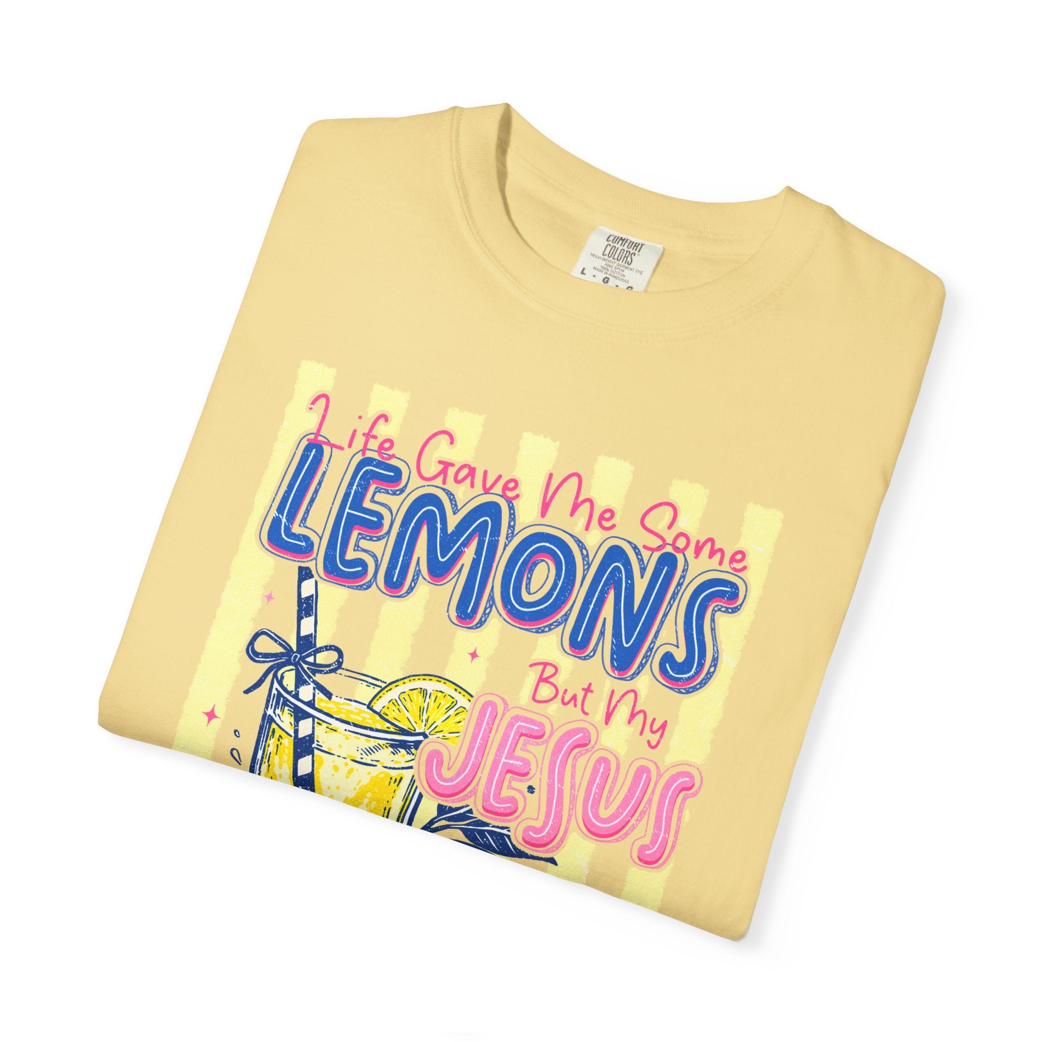 Lemons Into Lemonade Christian T‑Shirt — "When Life Gives You Lemons, Trust Jesus"