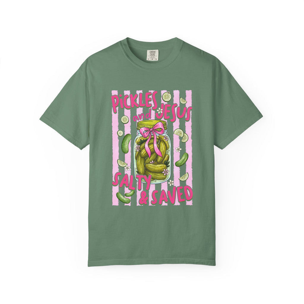 Pickles and Jesus 'Salty & Saved' T-Shirt