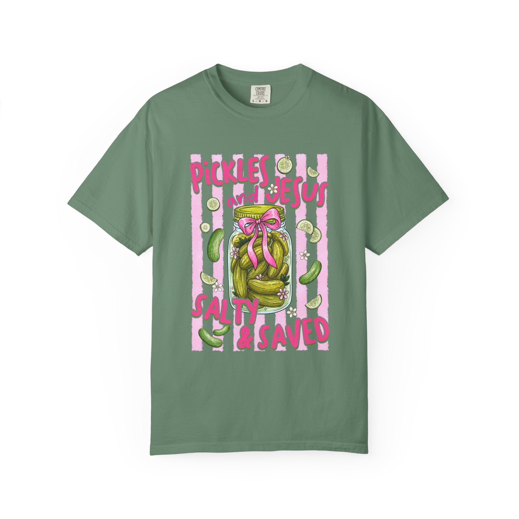 Pickles and Jesus 'Salty & Saved' T-Shirt