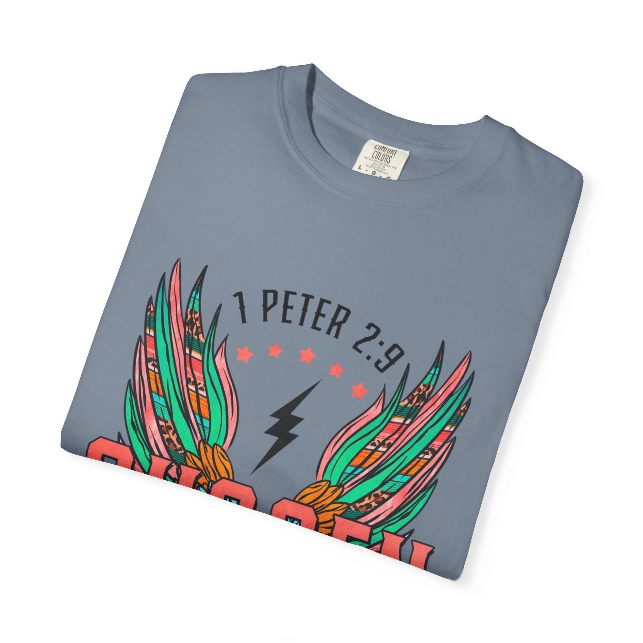 Chosen Wings T‑Shirt — 1 Peter 2:9 Inspirational Christian Tee