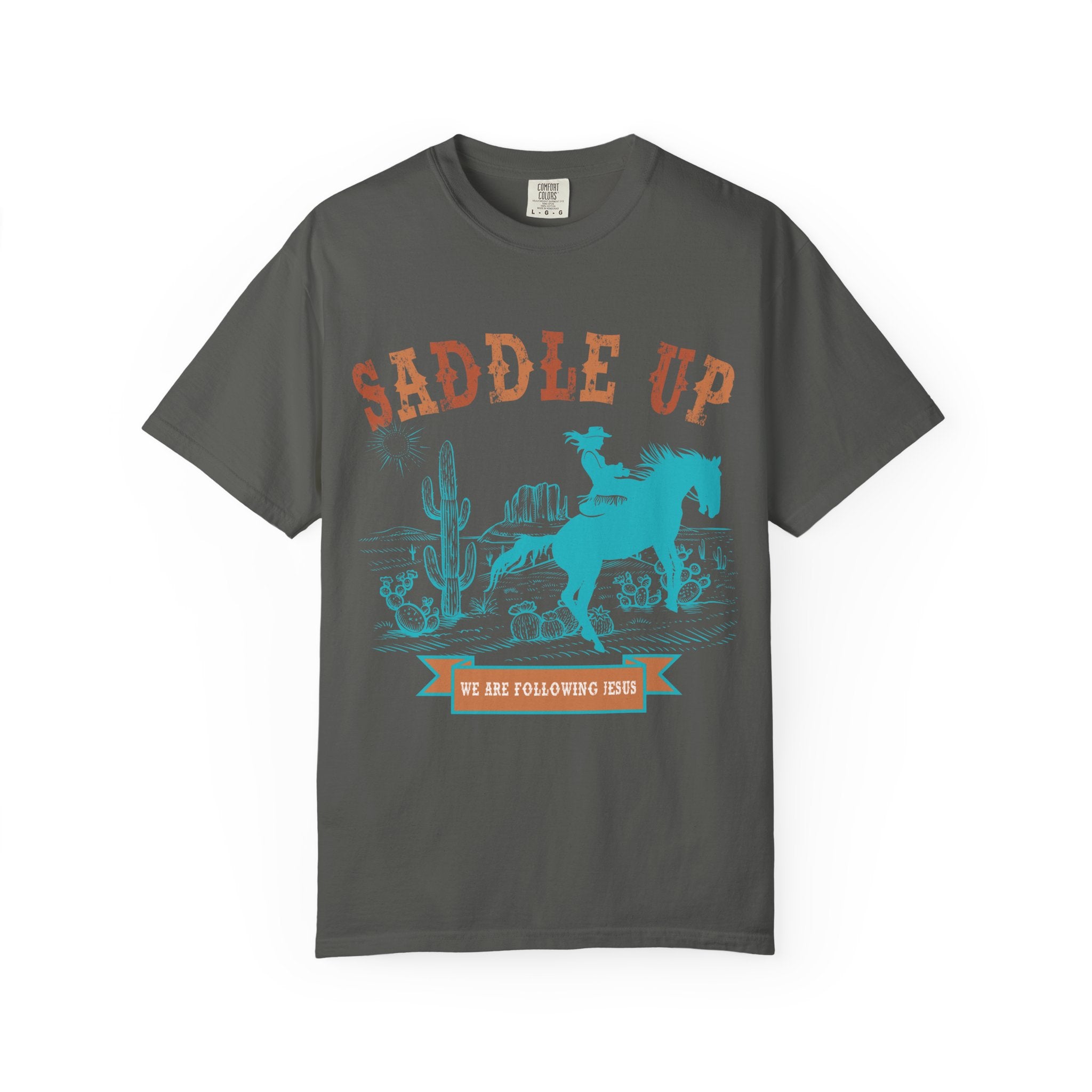 Saddle Up Cowboy Graphic T-Shirt — 'Saddle Up' Western Rodeo Tee