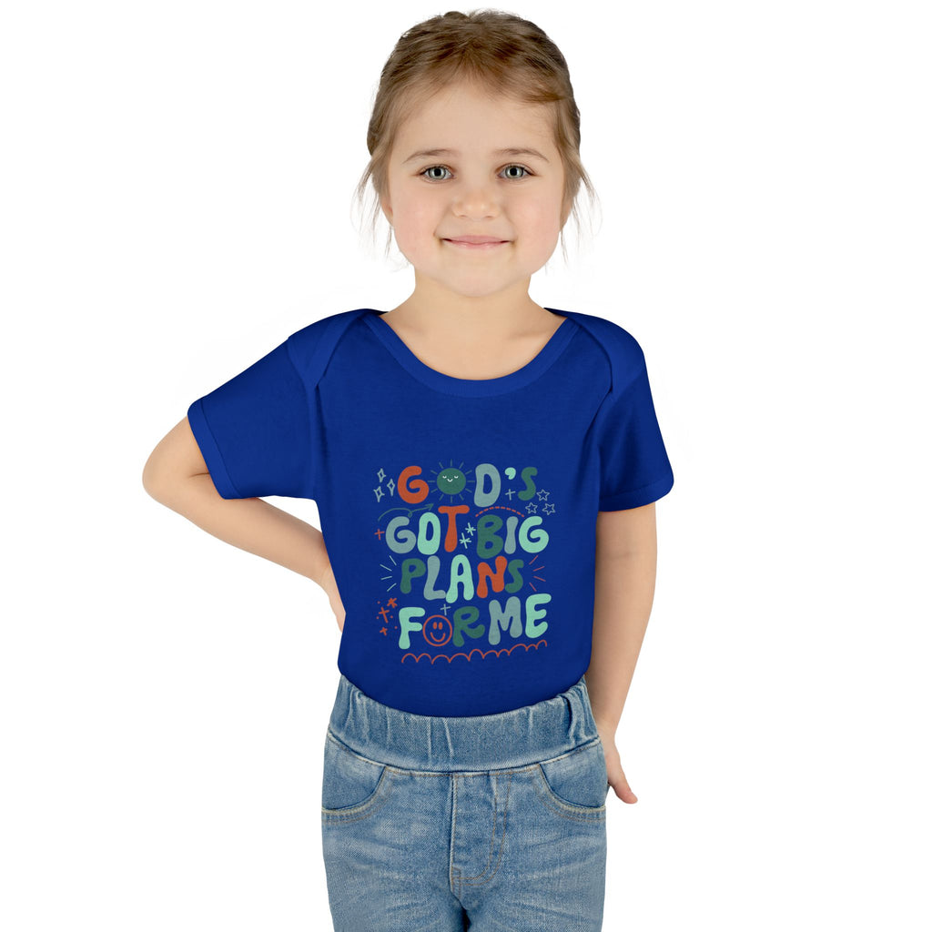 Boys God’s Got Big Plans For Me Infant Bodysuit