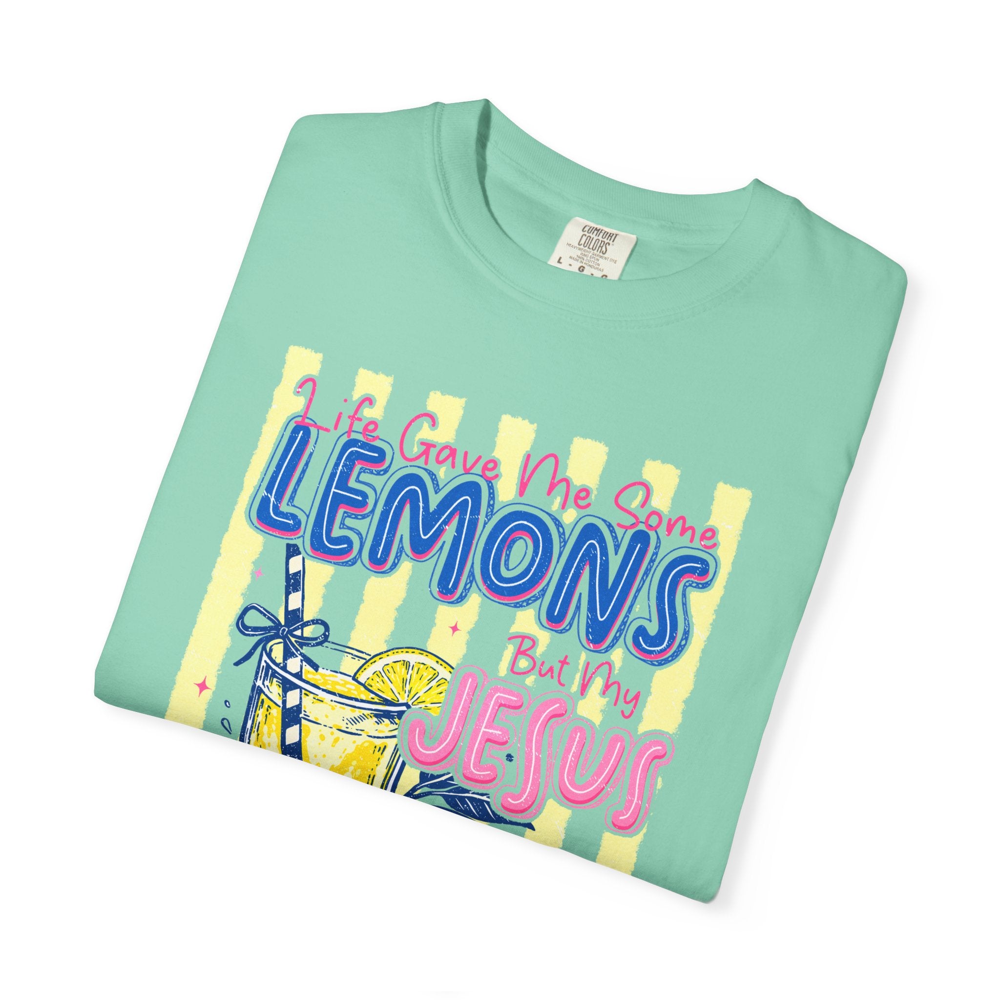Lemons Into Lemonade Christian T‑Shirt — "When Life Gives You Lemons, Trust Jesus"