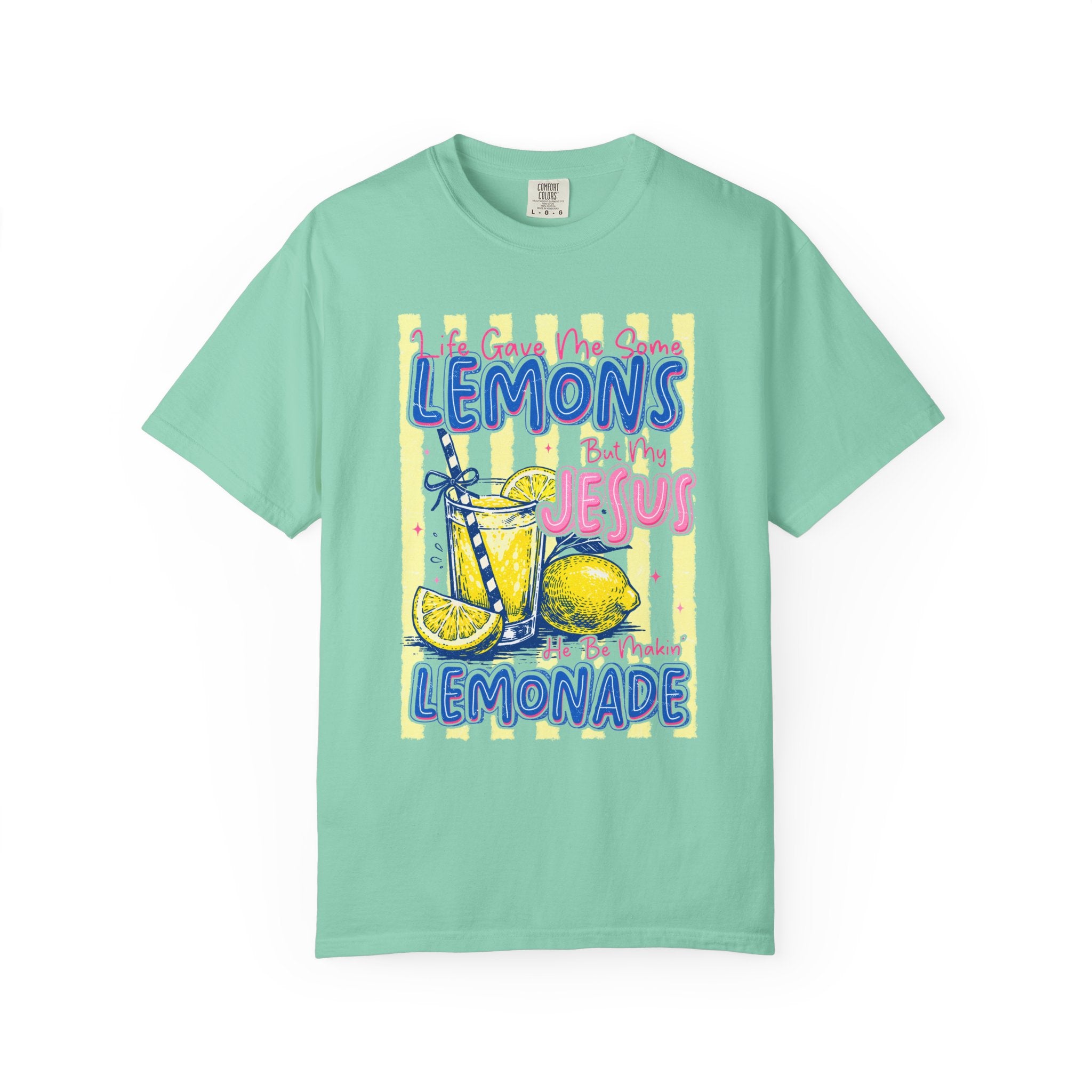 Lemons Into Lemonade Christian T‑Shirt — "When Life Gives You Lemons, Trust Jesus"