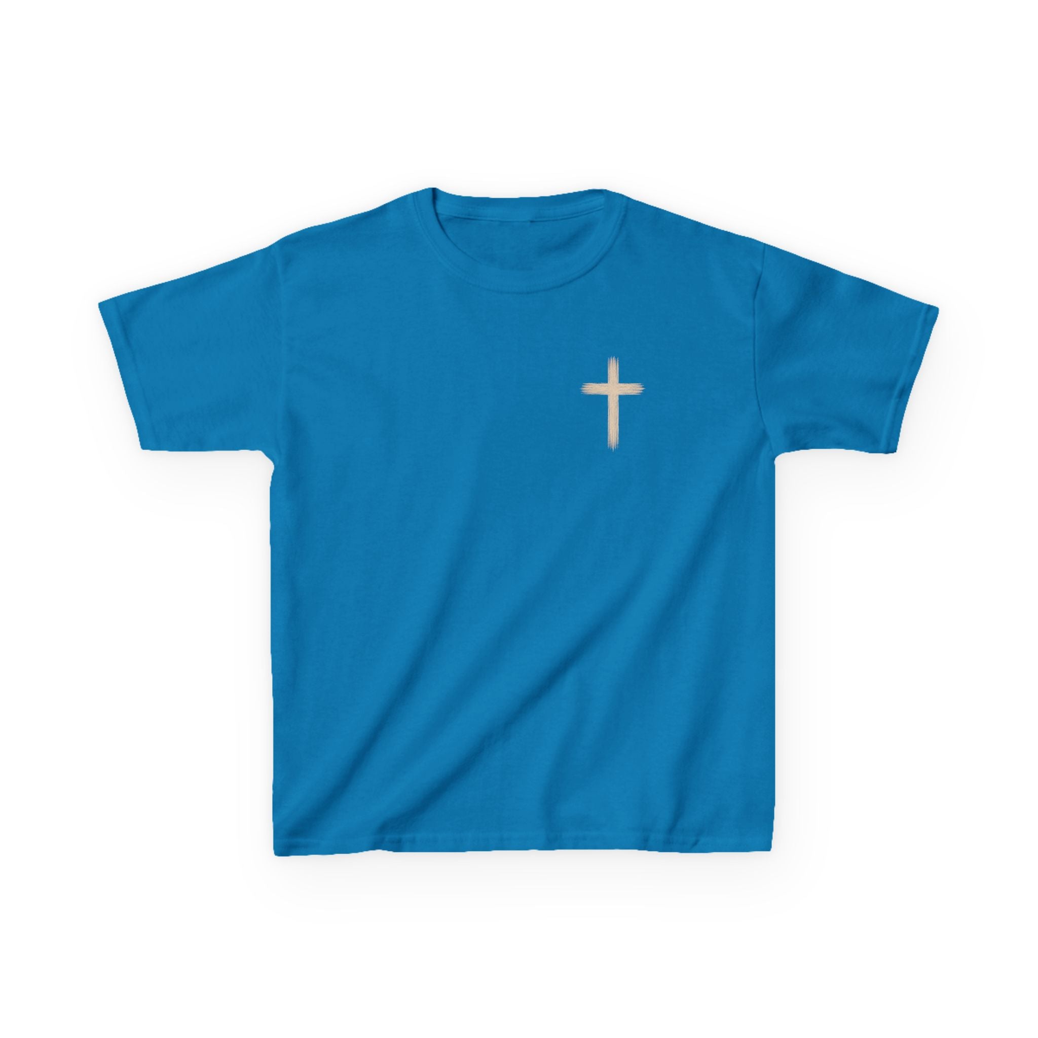 Kids T-Shirt — John 3:16 Cross Design Christian Youth Tee