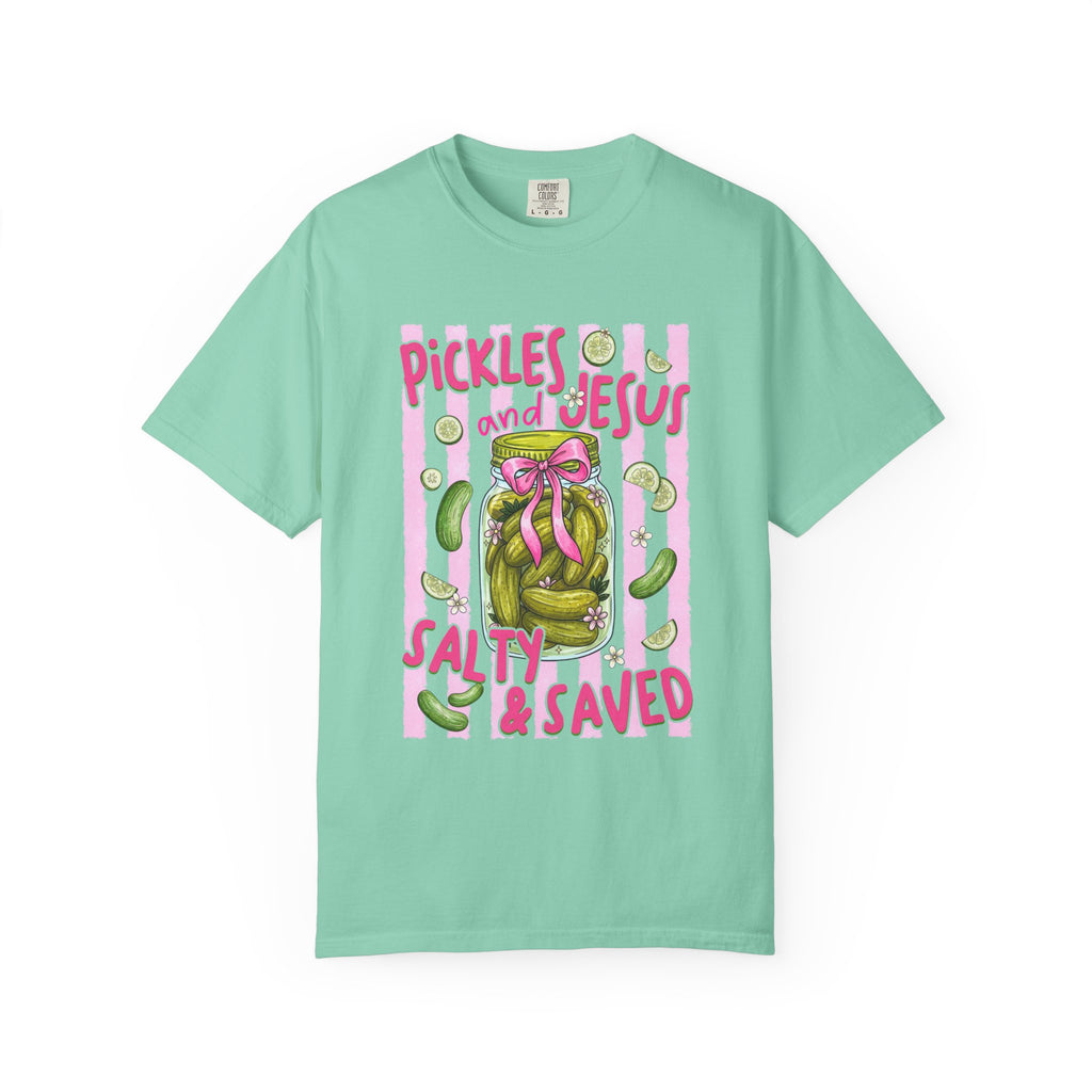 Pickles and Jesus 'Salty & Saved' T-Shirt