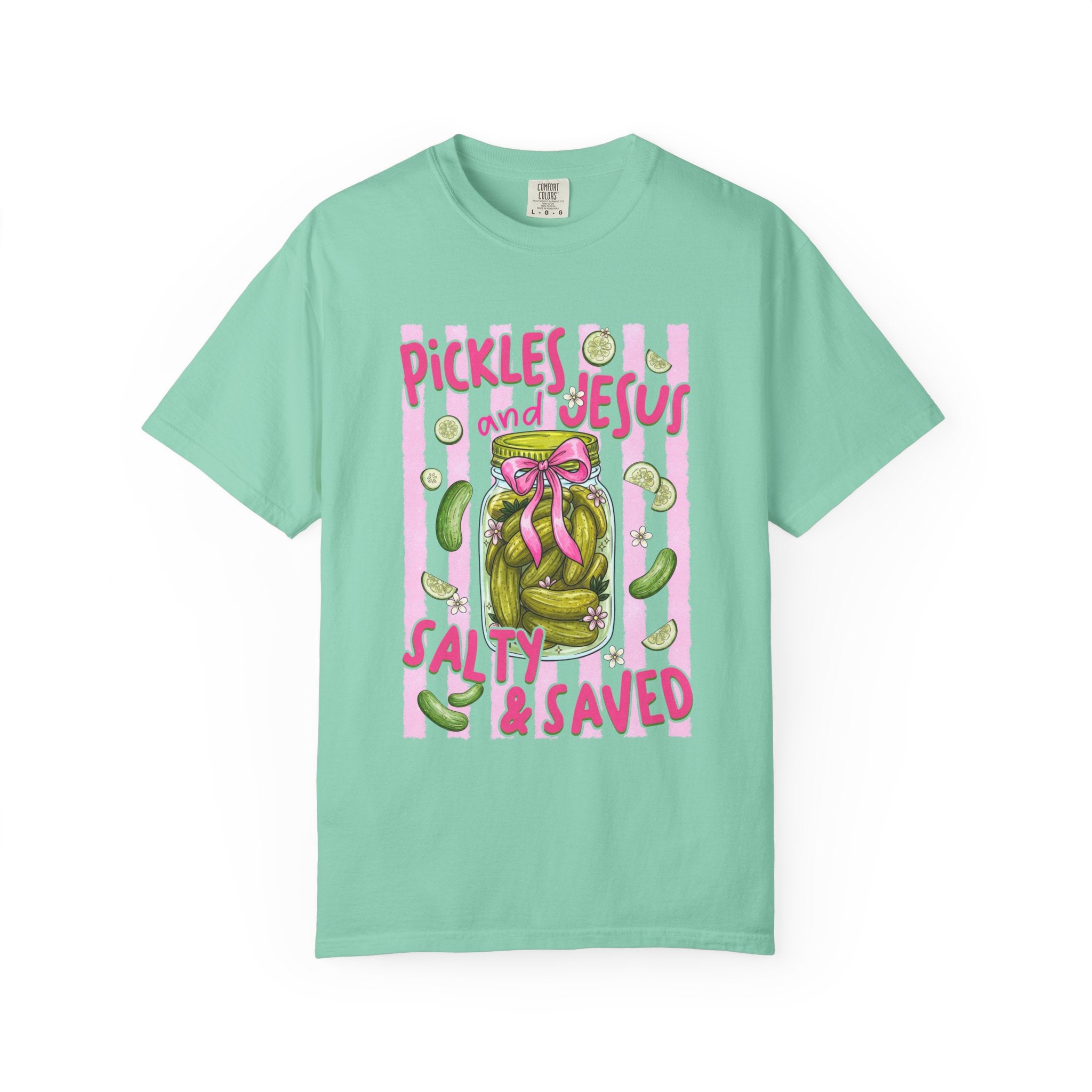 Pickles and Jesus 'Salty & Saved' T-Shirt