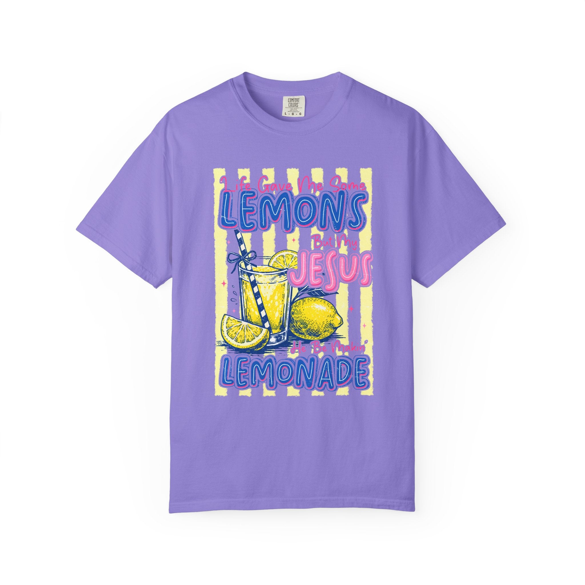Lemons Into Lemonade Christian T‑Shirt — "When Life Gives You Lemons, Trust Jesus"