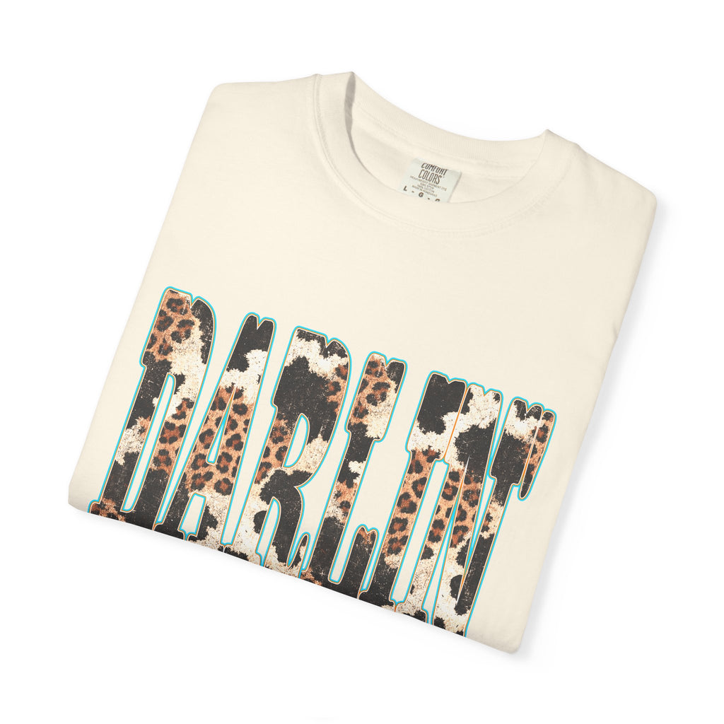 Darlin' Leopard Print T-Shirt — Women's Southern Cowgirl Graphic Tee