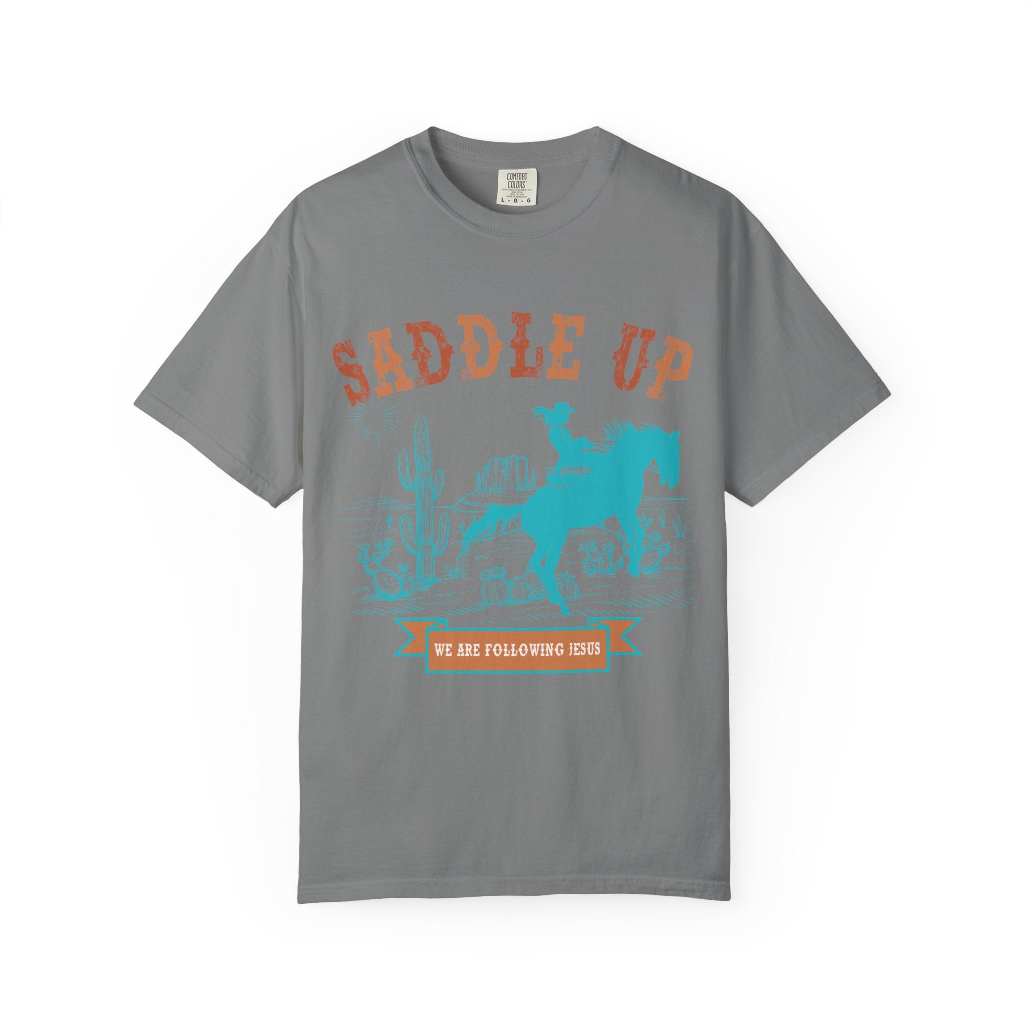 Saddle Up Cowboy Graphic T-Shirt — 'Saddle Up' Western Rodeo Tee