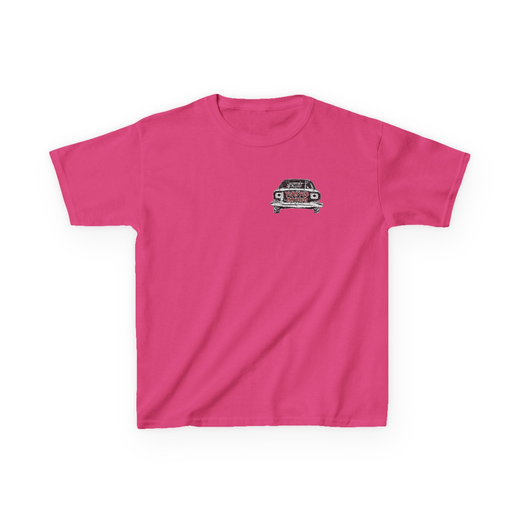 Kids T‑Shirt - 'Twisted Mayhem' Vintage Car Graphic Tee