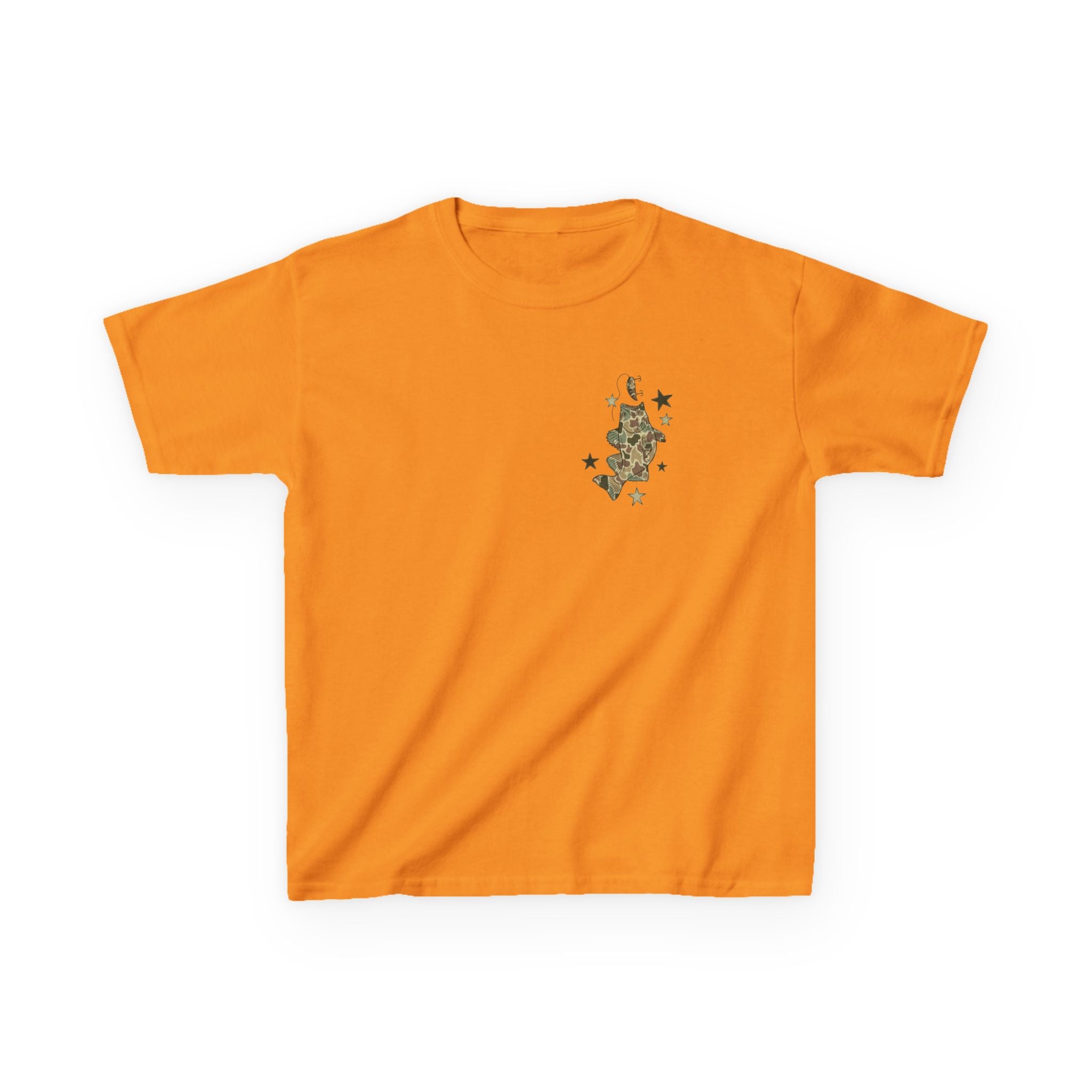 Kids Tee — "Catch Ya Later" Camo Shark Graphic