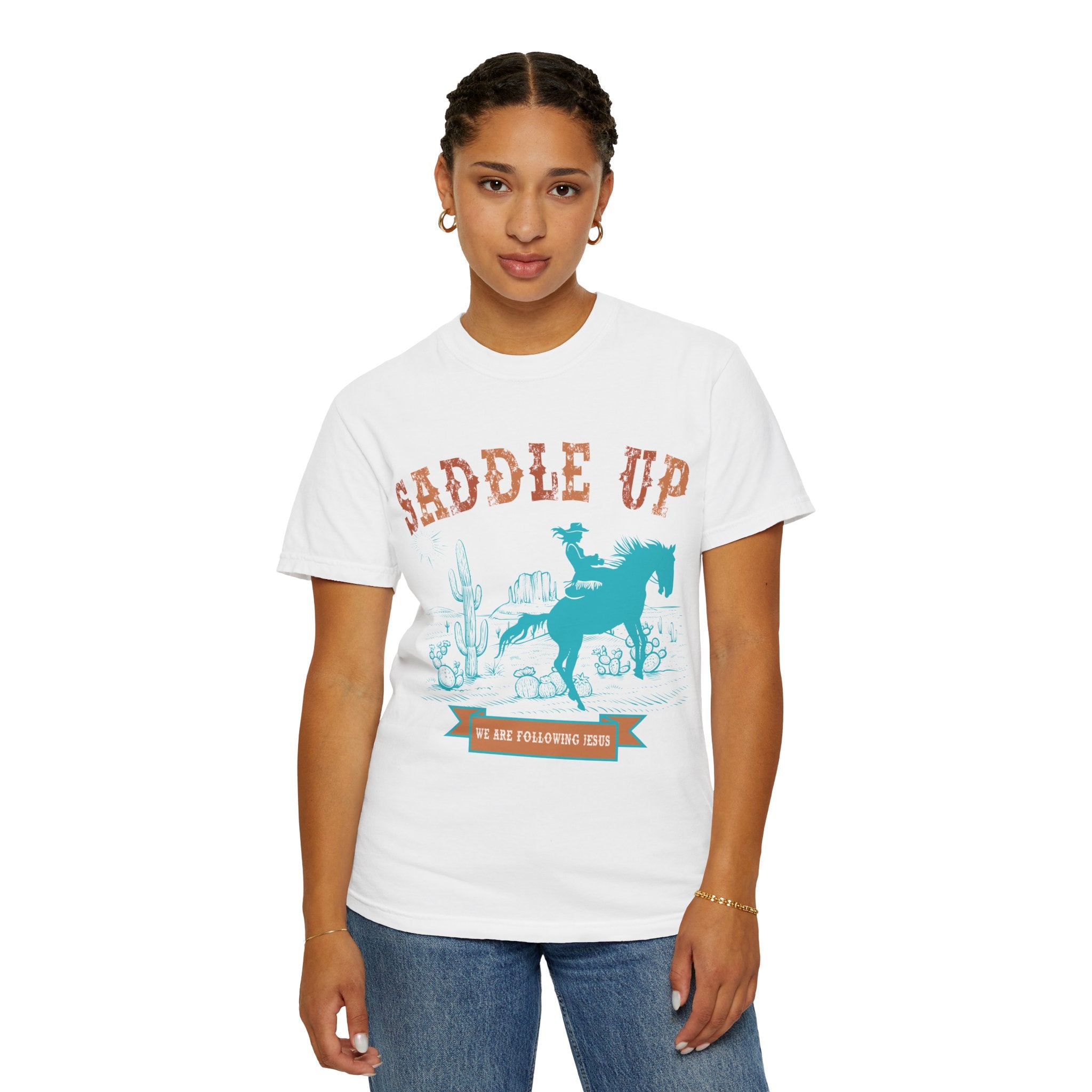 Saddle Up Cowboy Graphic T-Shirt — 'Saddle Up' Western Rodeo Tee