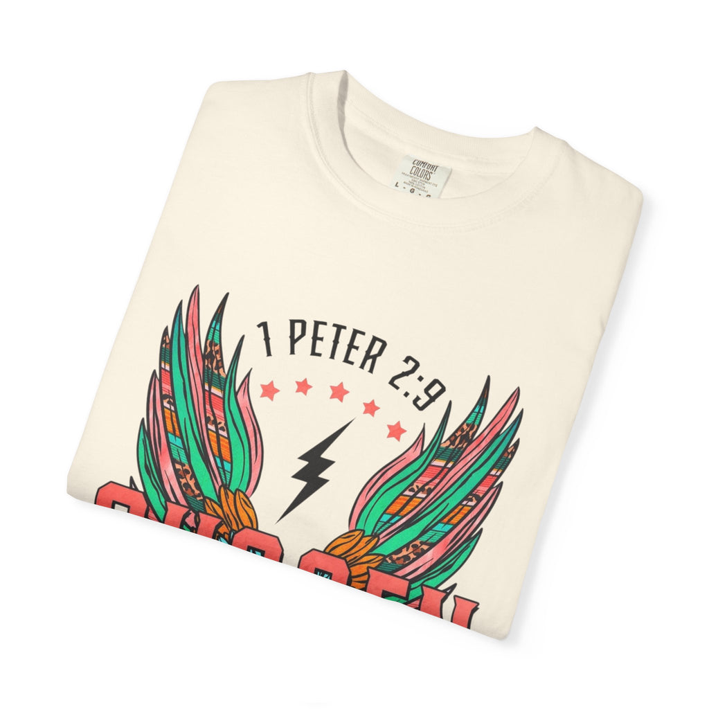 Chosen Wings T‑Shirt — 1 Peter 2:9 Inspirational Christian Tee