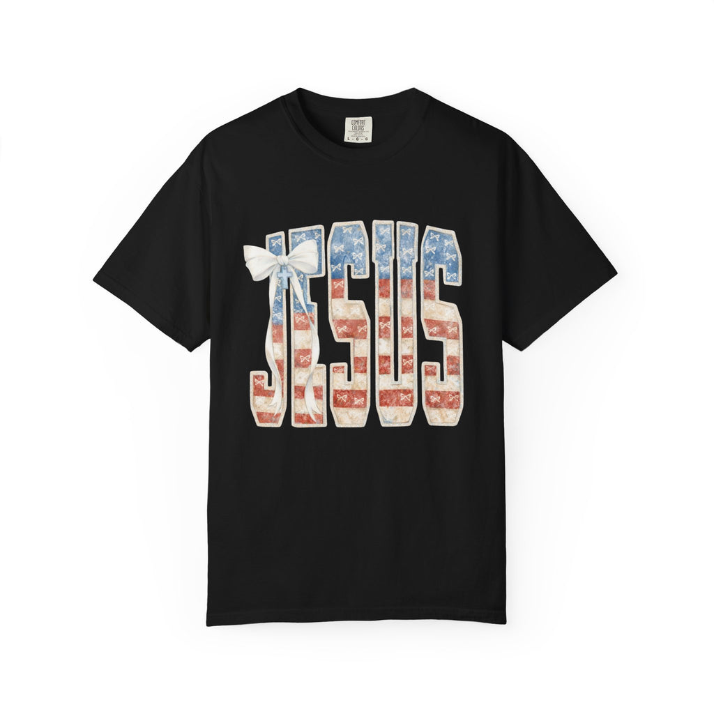 Jesus American Flag T-Shirt — Patriotic Christian Tee