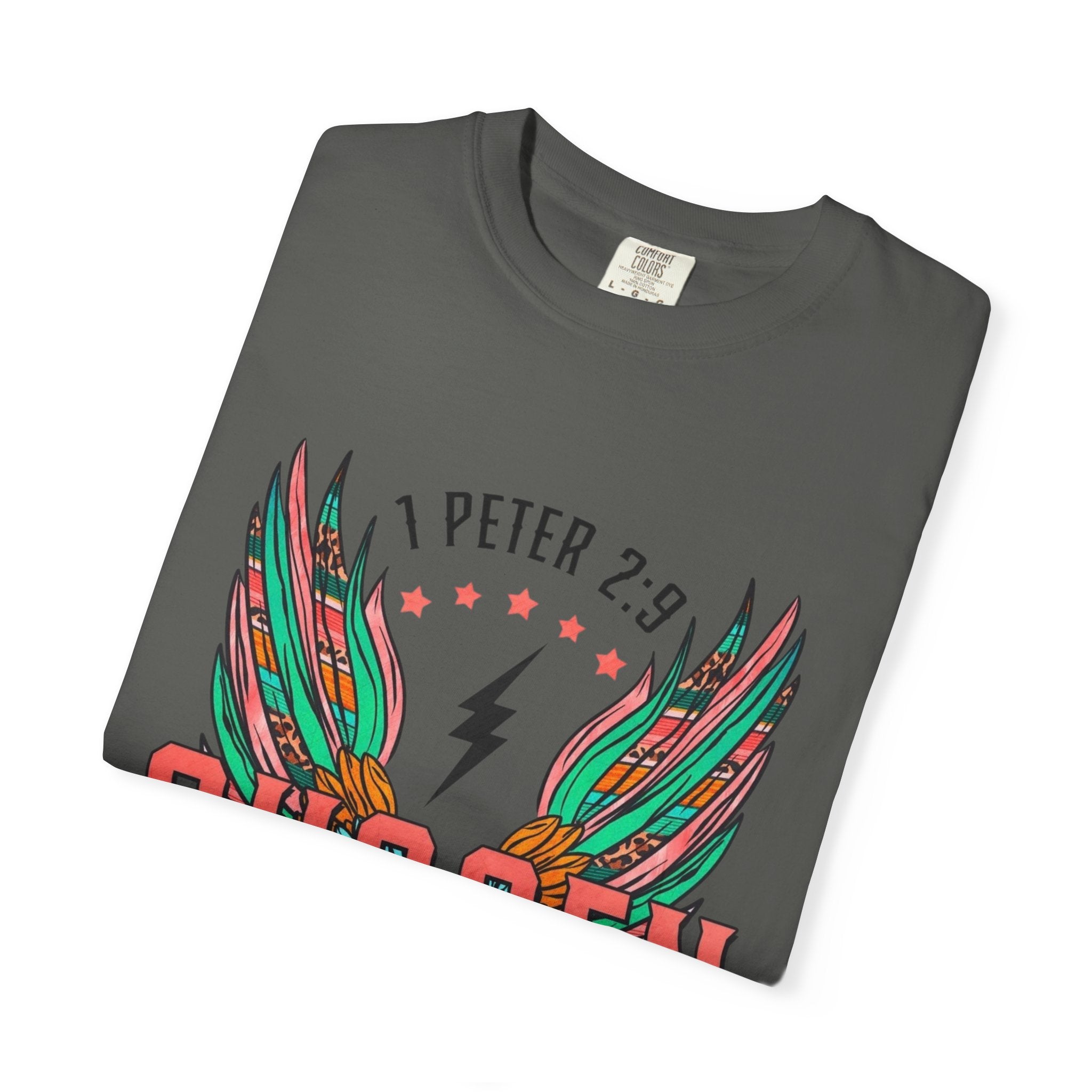 Chosen Wings T‑Shirt — 1 Peter 2:9 Inspirational Christian Tee