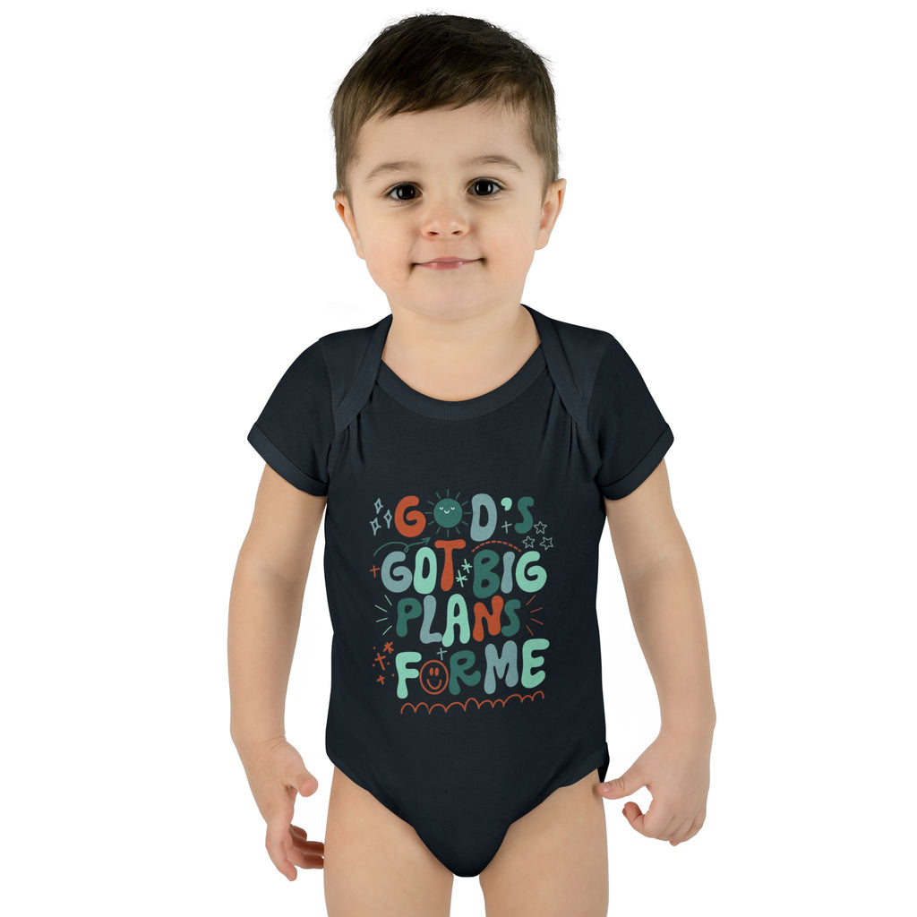 Boys God’s Got Big Plans For Me Infant Bodysuit