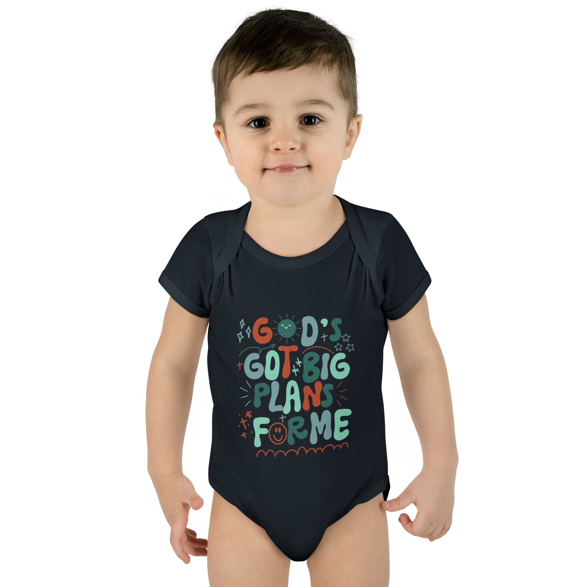 Boys God’s Got Big Plans For Me Infant Bodysuit