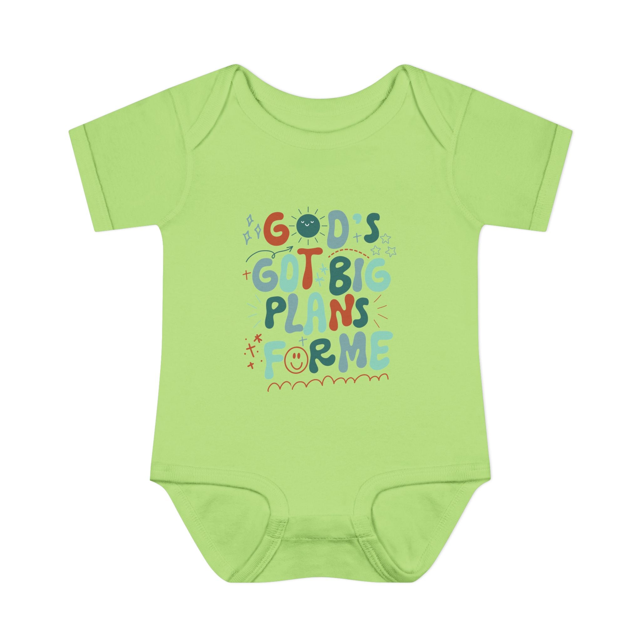 Boys God’s Got Big Plans For Me Infant Bodysuit