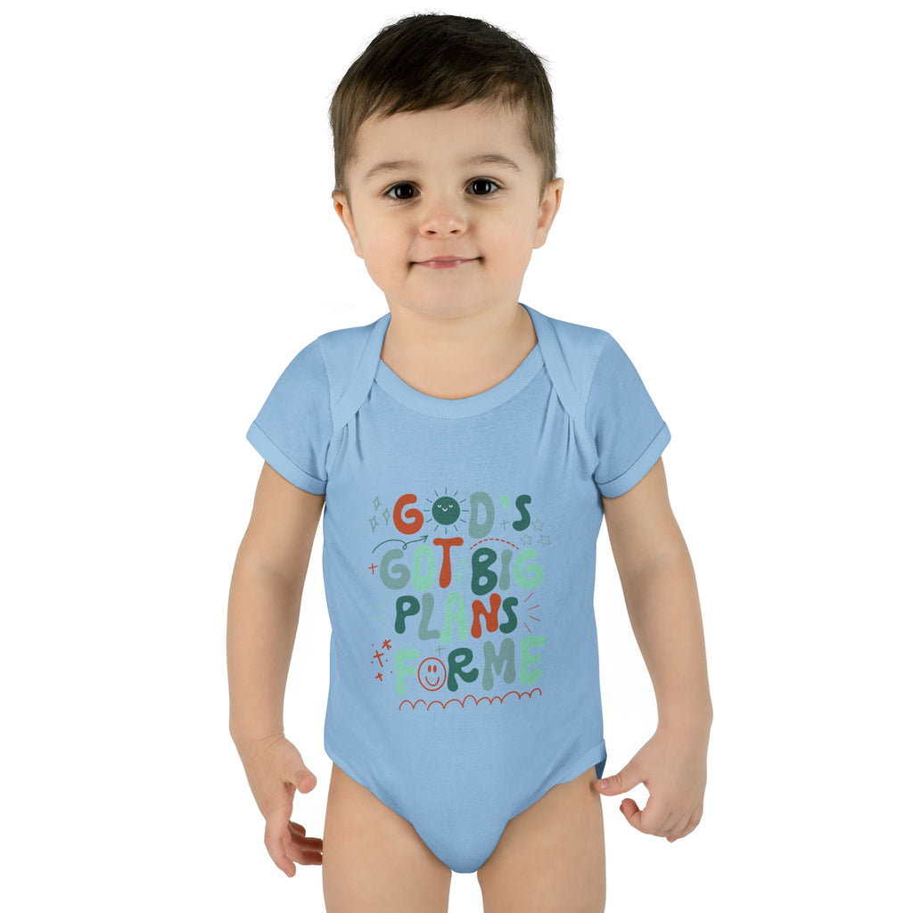 Boys God’s Got Big Plans For Me Infant Bodysuit