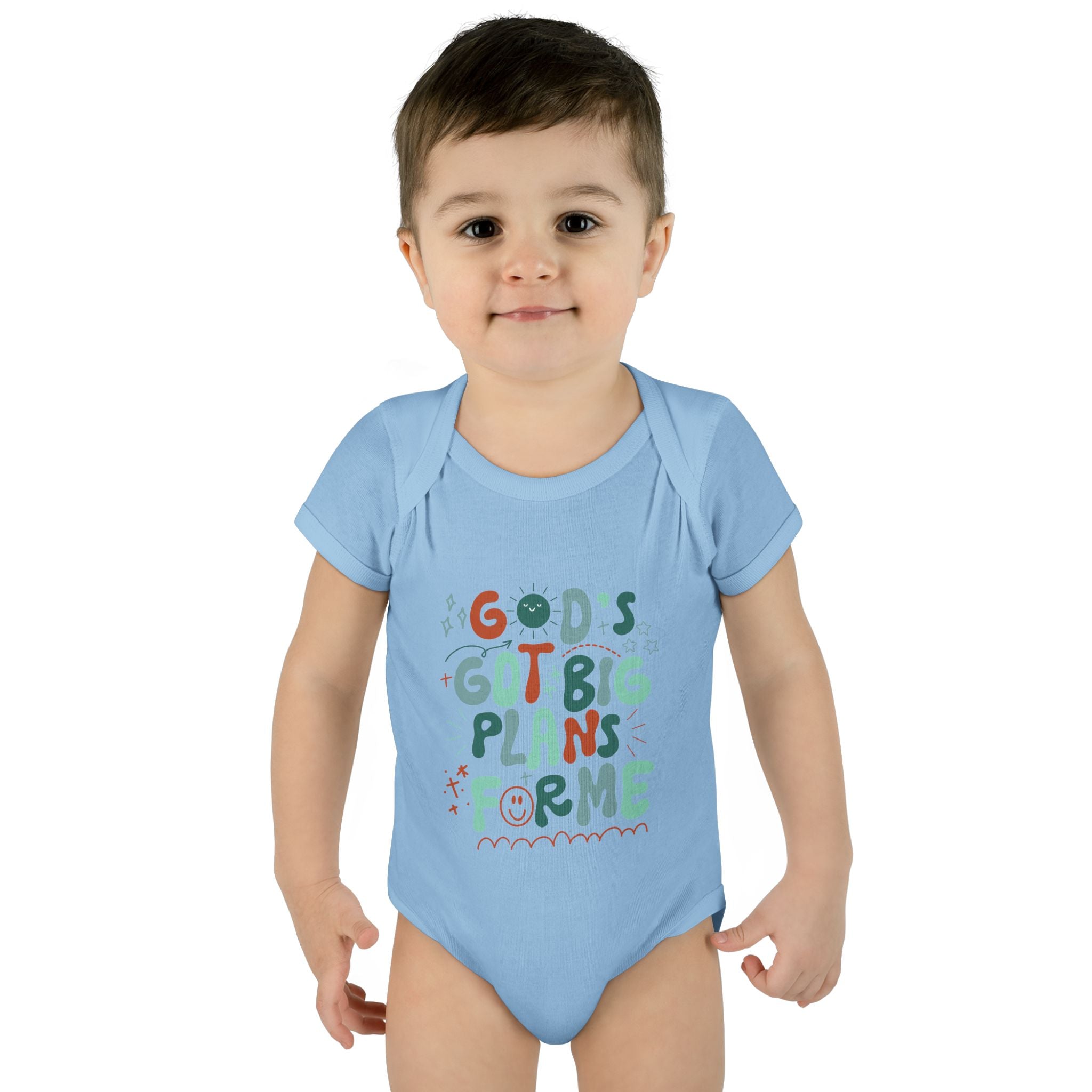 Boys God’s Got Big Plans For Me Infant Bodysuit