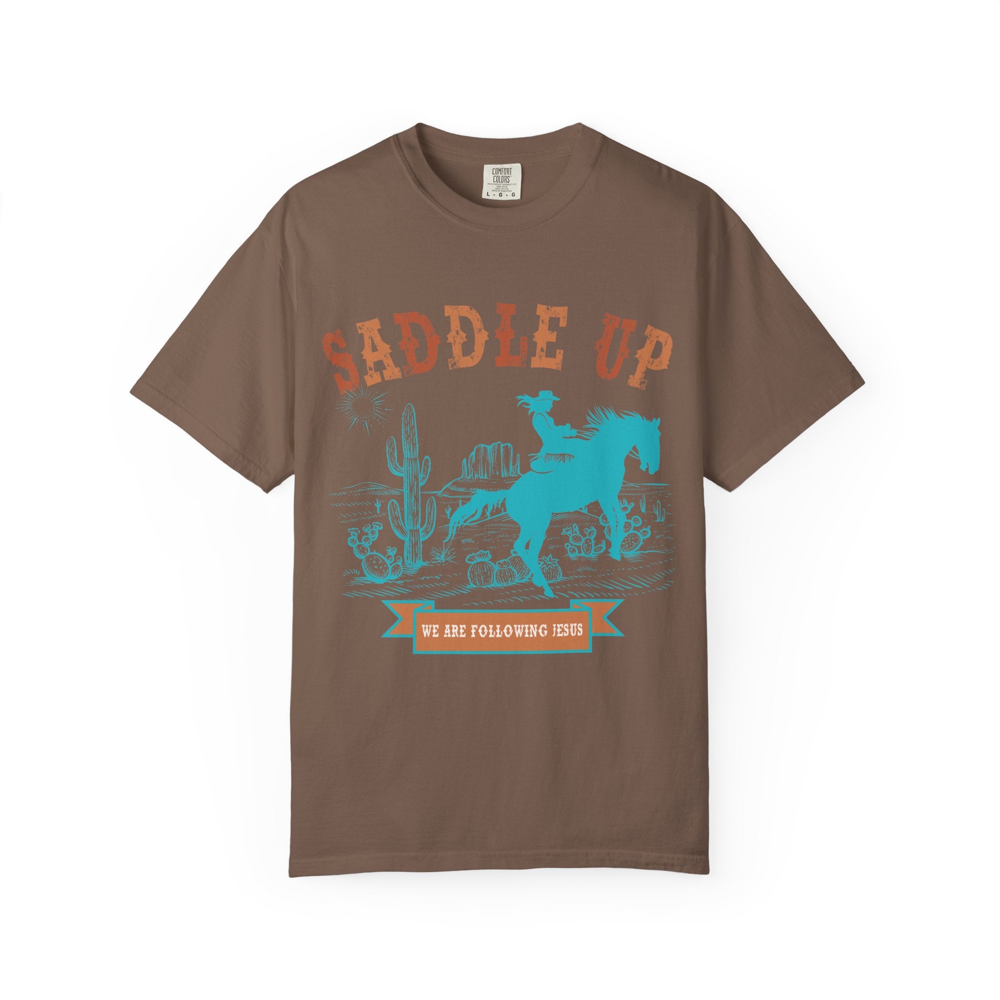 Saddle Up Cowboy Graphic T-Shirt — 'Saddle Up' Western Rodeo Tee