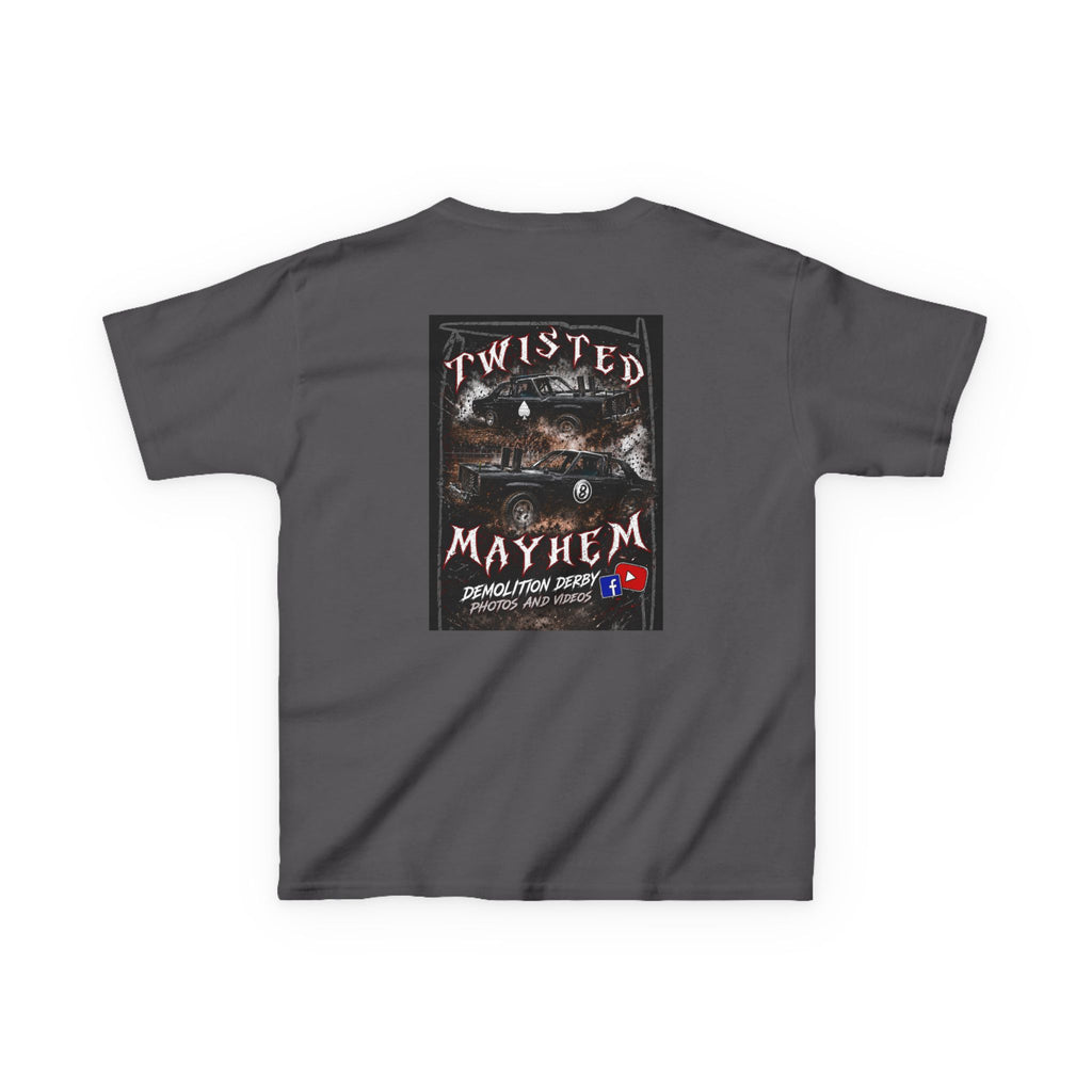 Kids T‑Shirt - 'Twisted Mayhem' Vintage Car Graphic Tee