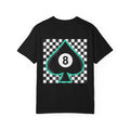 8-Ball Spade Checkerboard T-Shirt