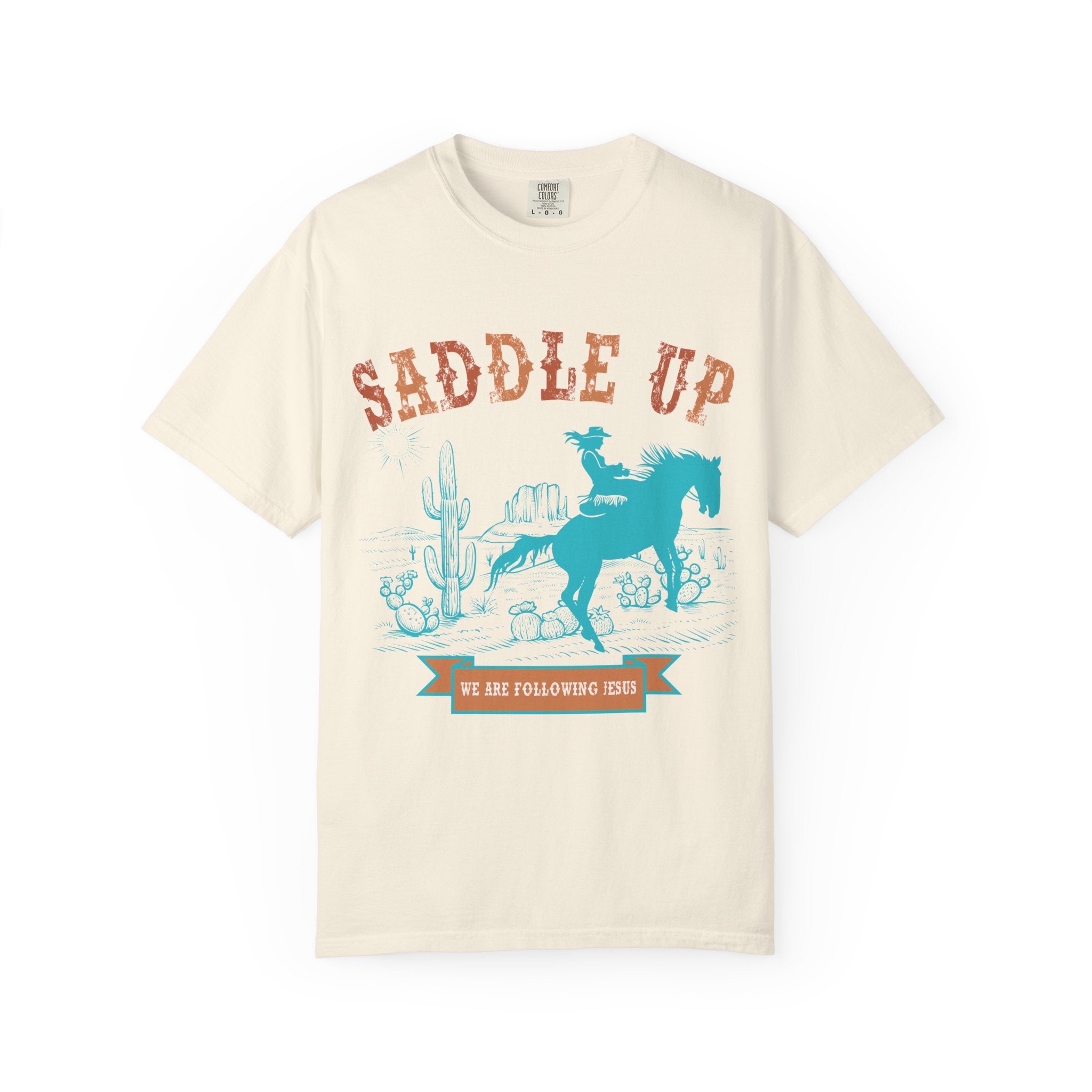 Saddle Up Cowboy Graphic T-Shirt — 'Saddle Up' Western Rodeo Tee