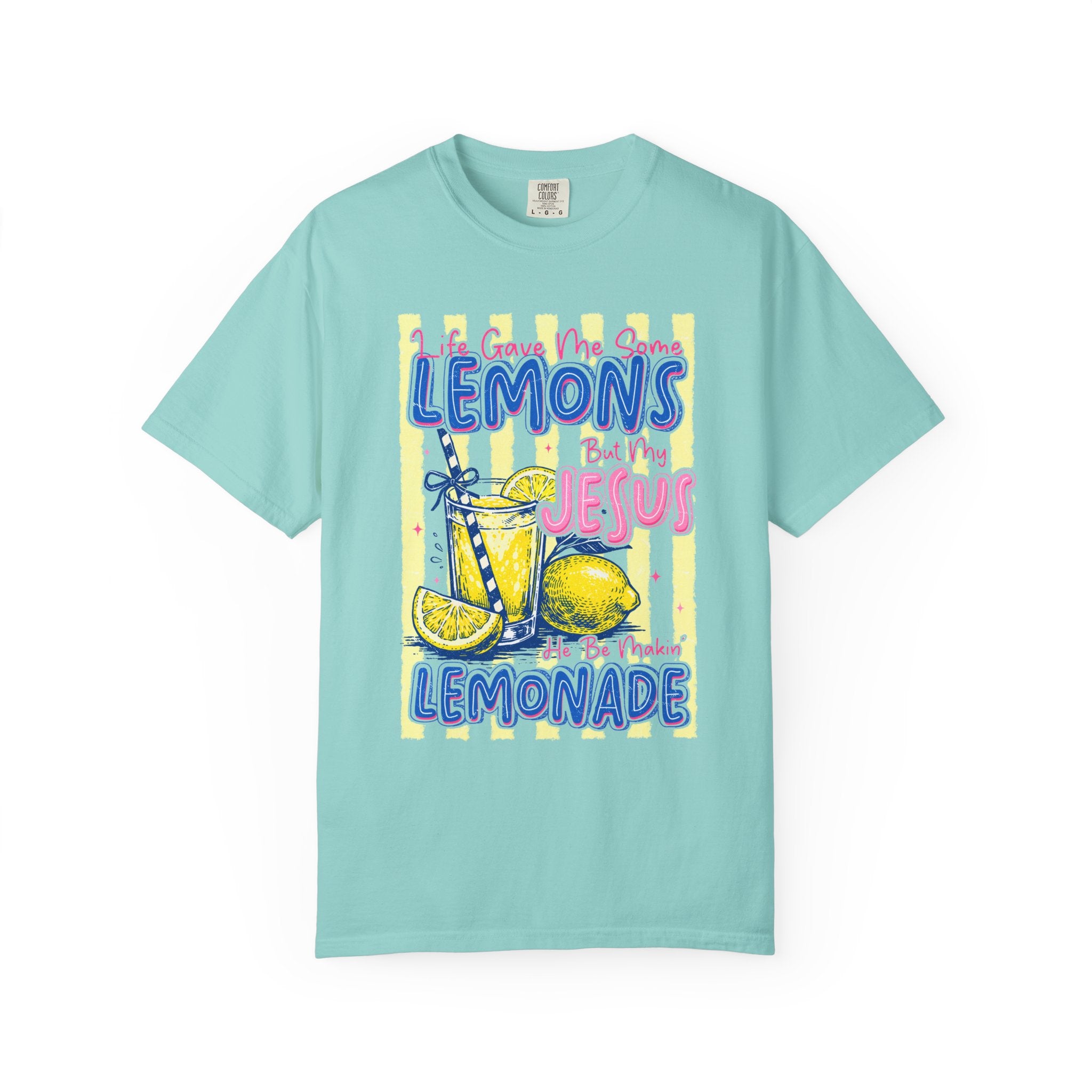 Lemons Into Lemonade Christian T‑Shirt — "When Life Gives You Lemons, Trust Jesus"