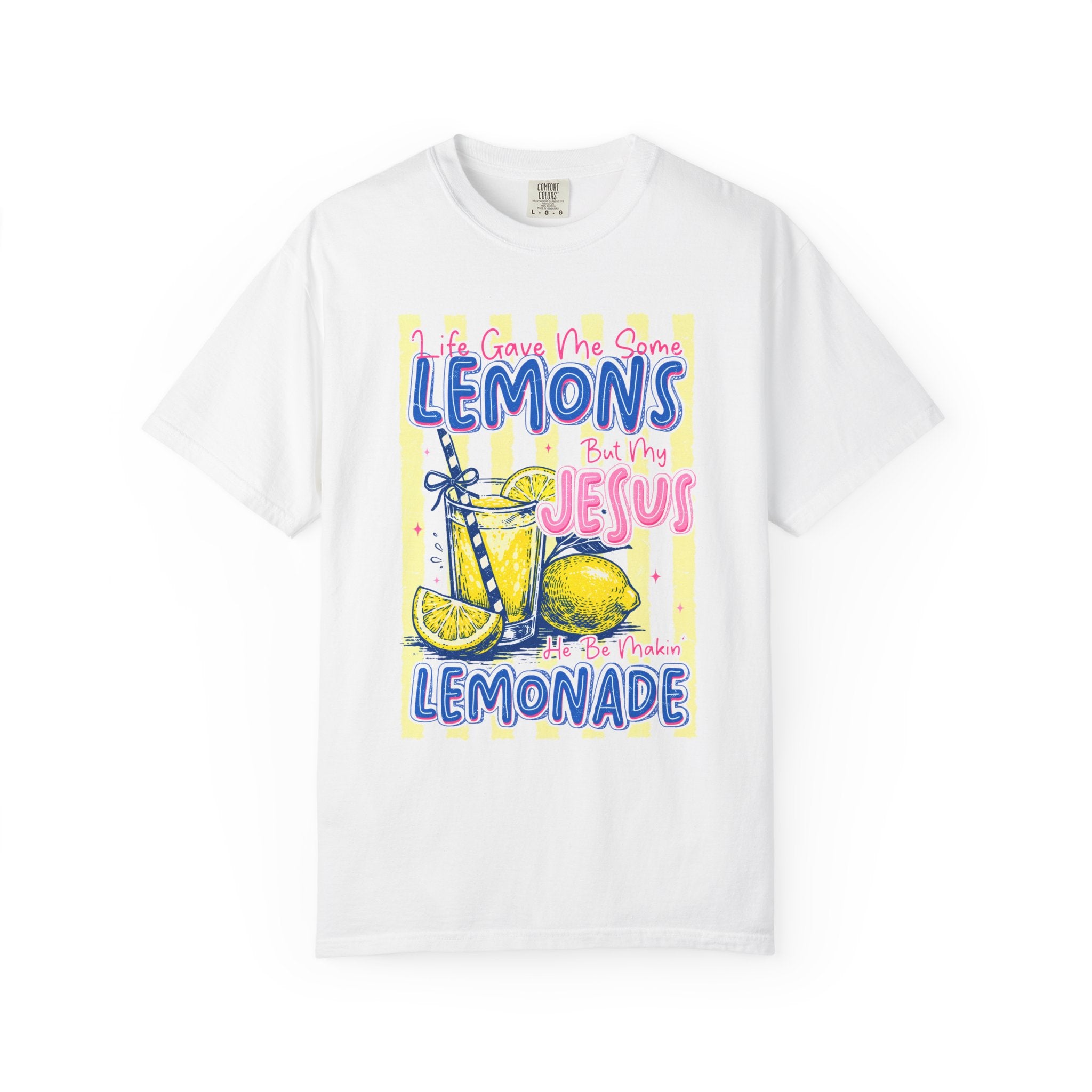 Lemons Into Lemonade Christian T‑Shirt — "When Life Gives You Lemons, Trust Jesus"