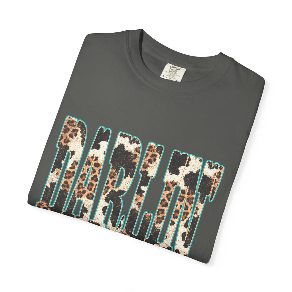 Darlin' Leopard Print T-Shirt — Women's Southern Cowgirl Graphic Tee