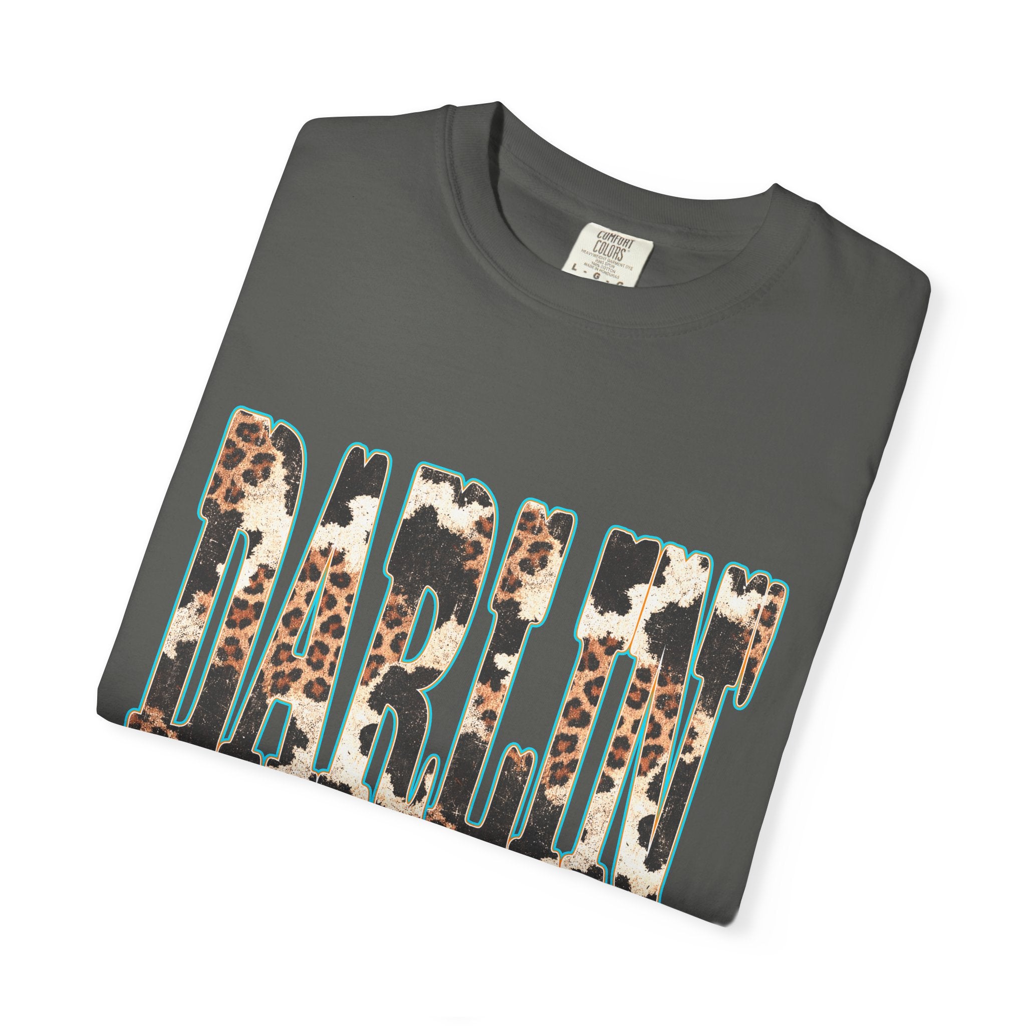 Darlin' Leopard Print T-Shirt — Women's Southern Cowgirl Graphic Tee