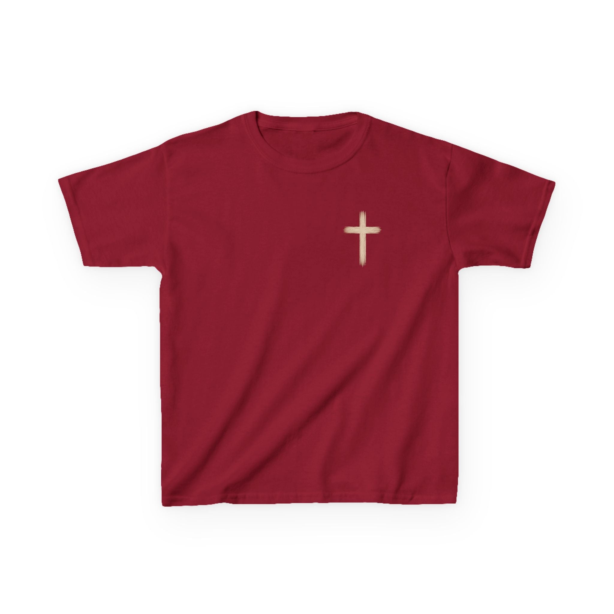 Kids T-Shirt — John 3:16 Cross Design Christian Youth Tee