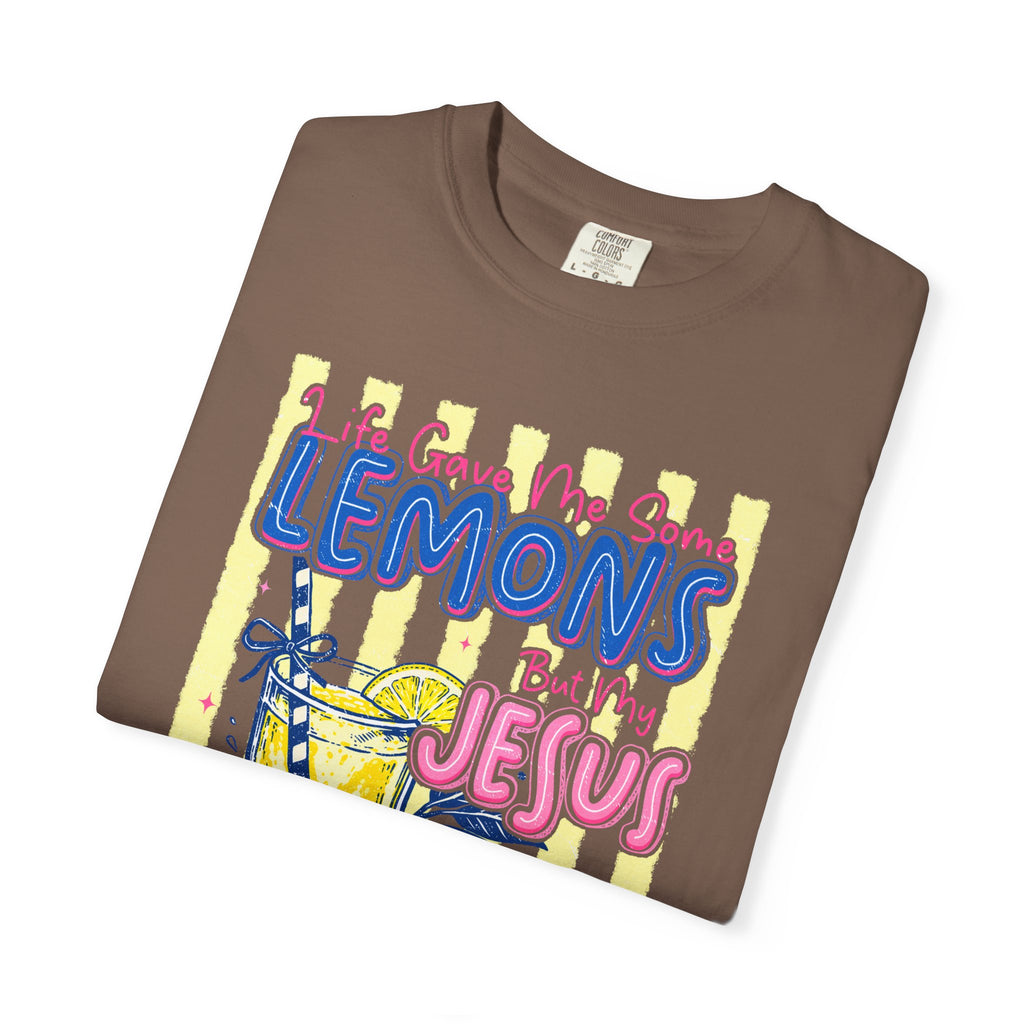 Lemons Into Lemonade Christian T‑Shirt — "When Life Gives You Lemons, Trust Jesus"