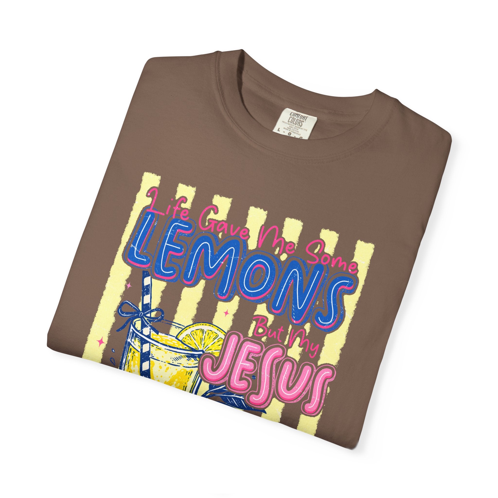 Lemons Into Lemonade Christian T‑Shirt — "When Life Gives You Lemons, Trust Jesus"