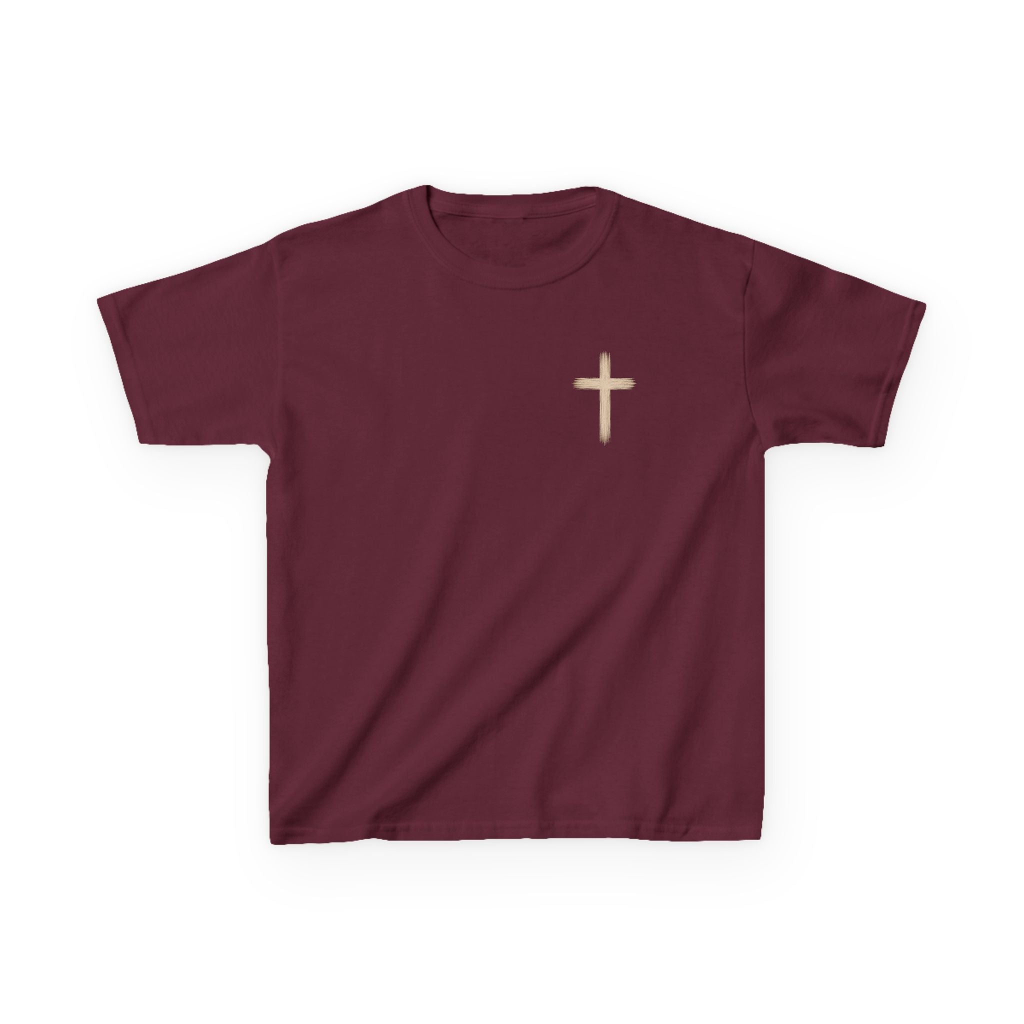 Kids T-Shirt — John 3:16 Cross Design Christian Youth Tee