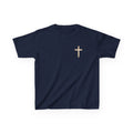 Kids T-Shirt — John 3:16 Cross Design Christian Youth Tee