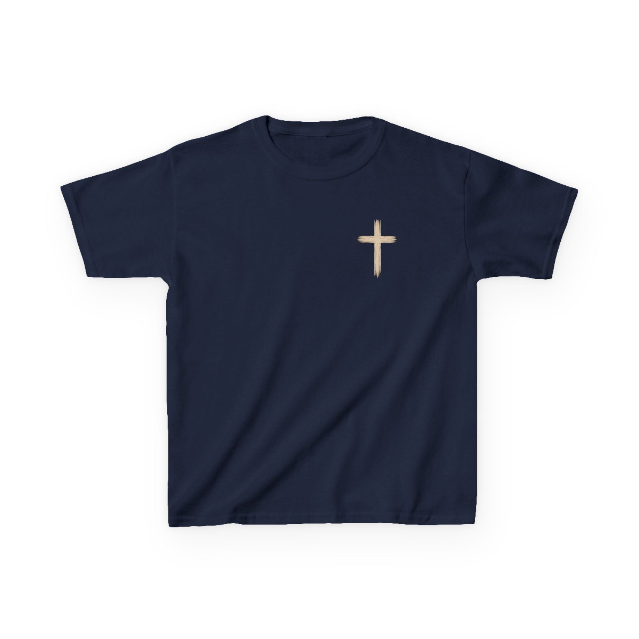 Kids T-Shirt — John 3:16 Cross Design Christian Youth Tee