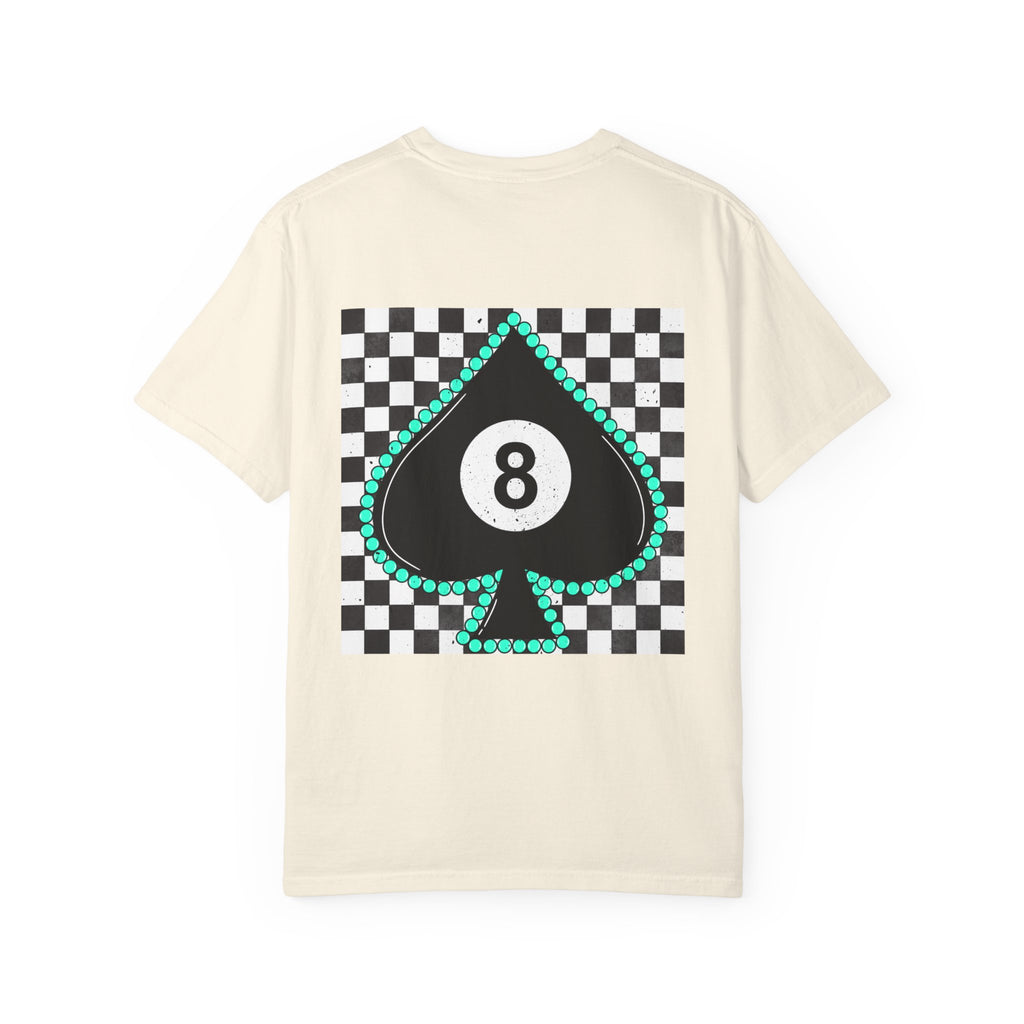 8-Ball Spade Checkerboard T-Shirt