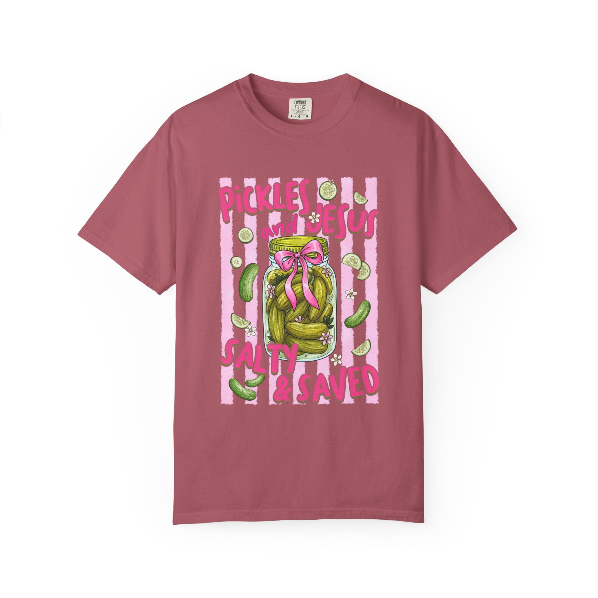 Pickles and Jesus 'Salty & Saved' T-Shirt