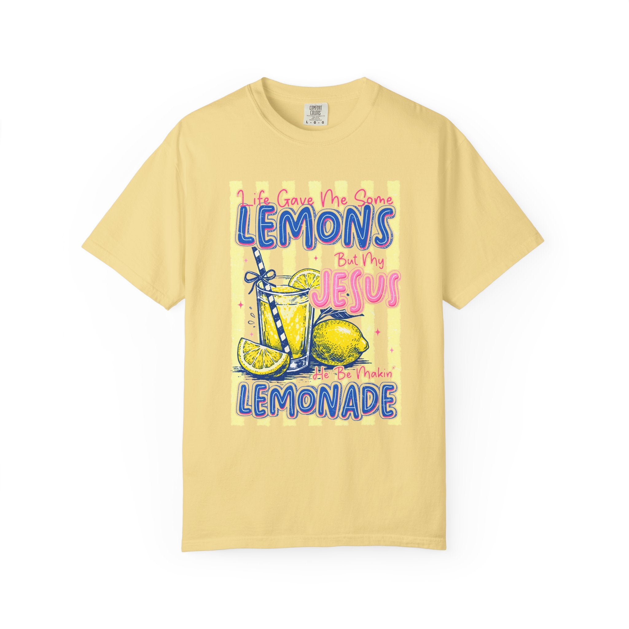 Lemons Into Lemonade Christian T‑Shirt — "When Life Gives You Lemons, Trust Jesus"