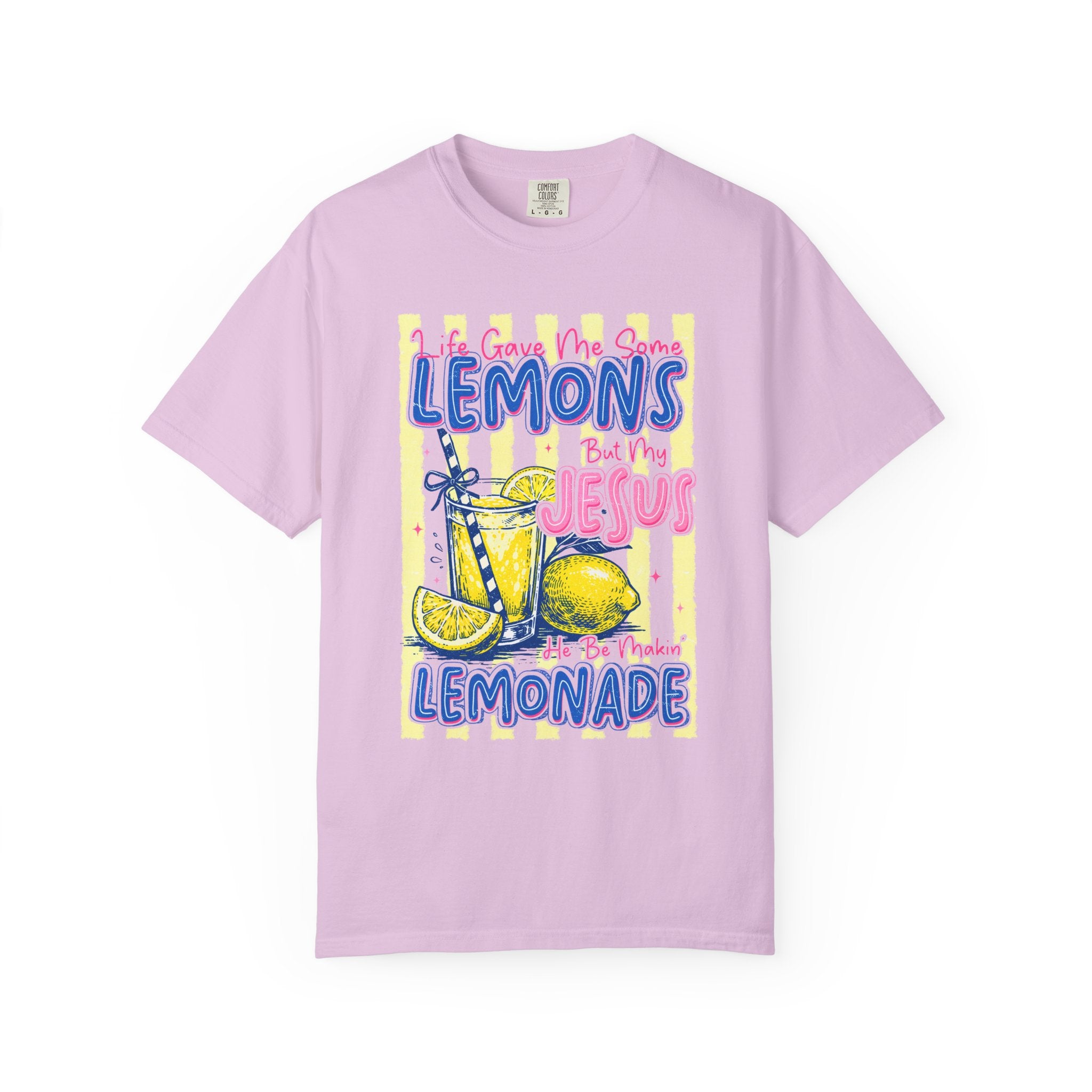 Lemons Into Lemonade Christian T‑Shirt — "When Life Gives You Lemons, Trust Jesus"
