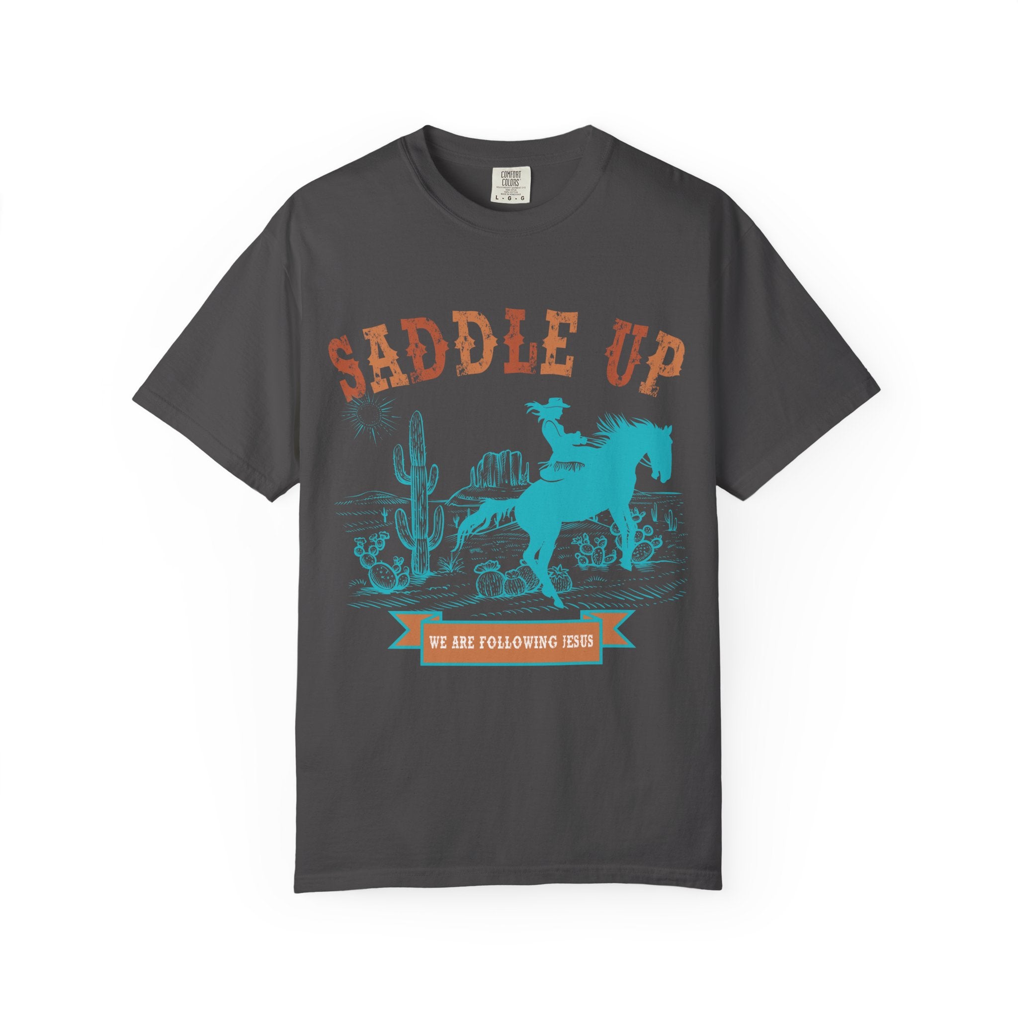 Saddle Up Cowboy Graphic T-Shirt — 'Saddle Up' Western Rodeo Tee