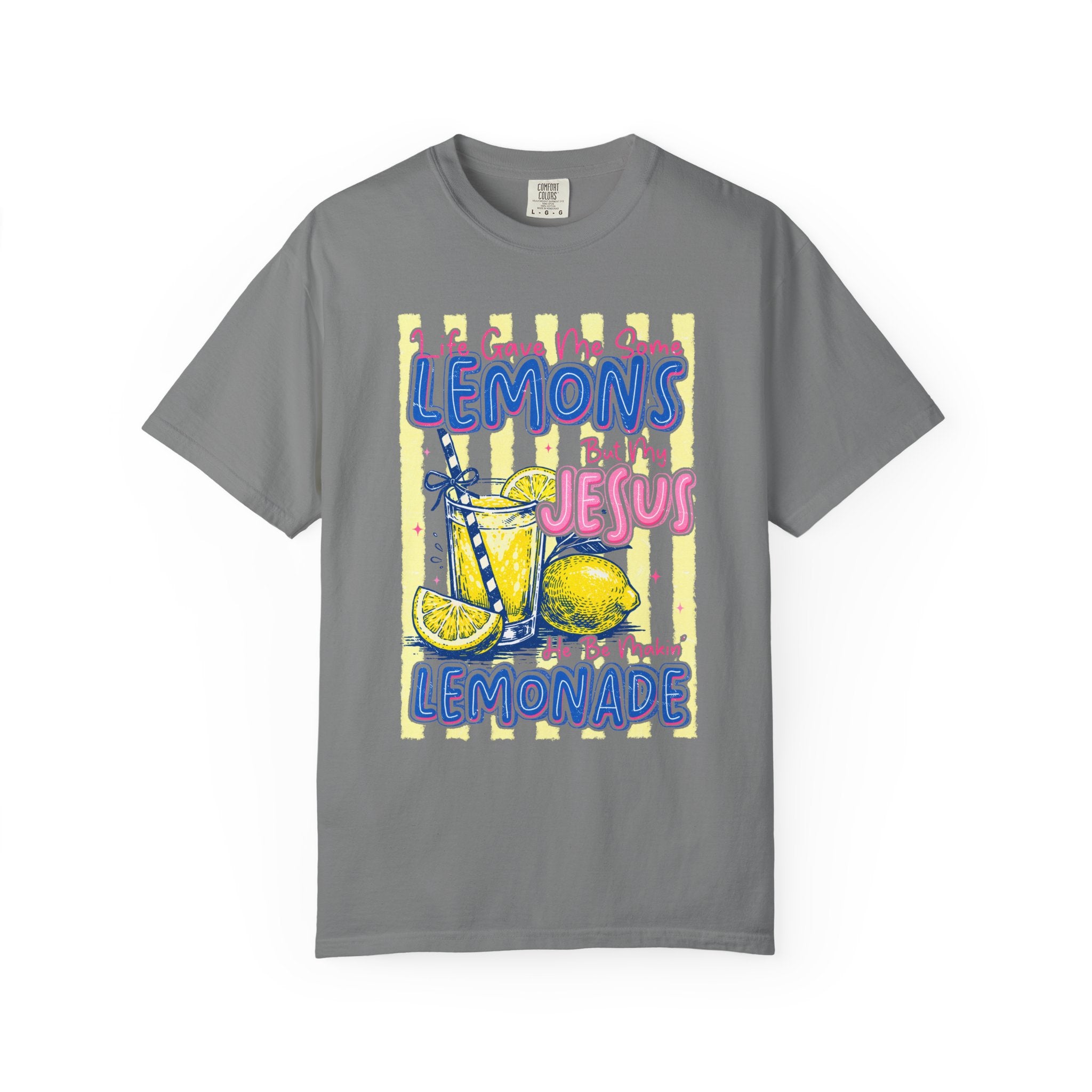 Lemons Into Lemonade Christian T‑Shirt — "When Life Gives You Lemons, Trust Jesus"