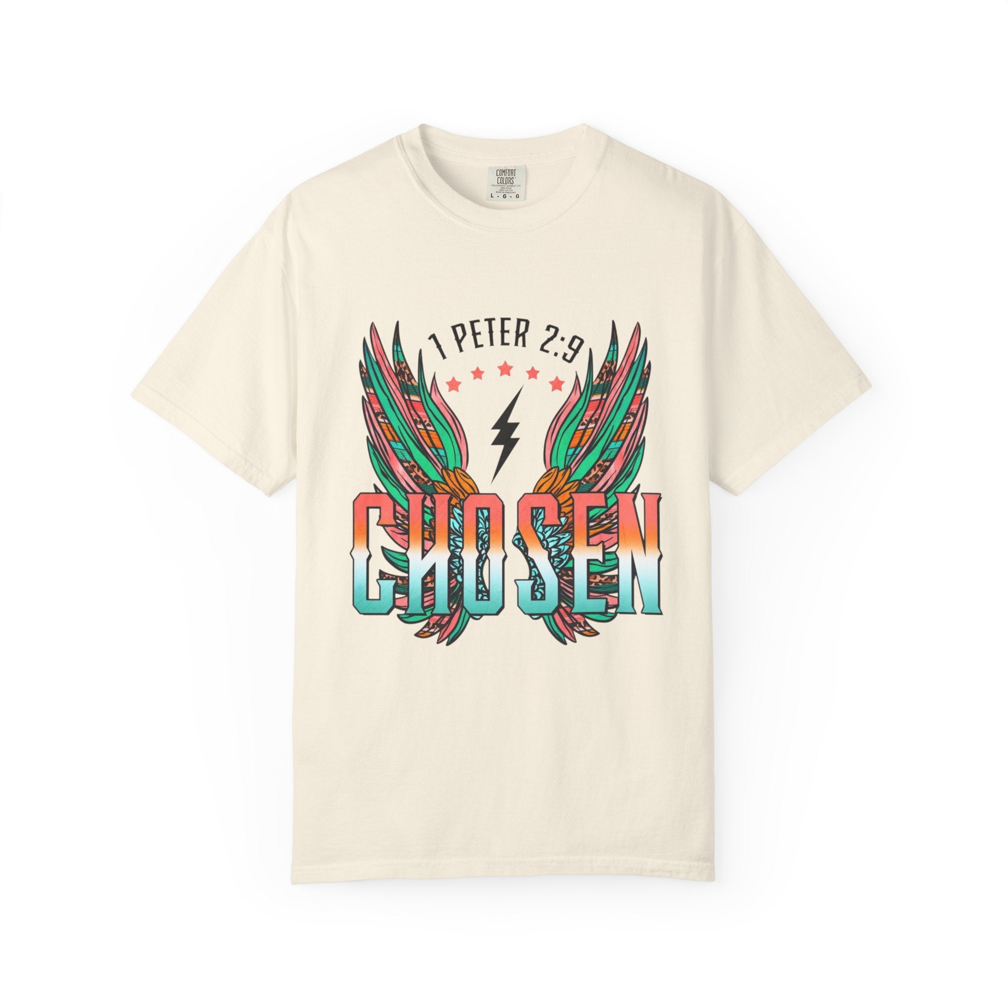 Chosen Wings T‑Shirt — 1 Peter 2:9 Inspirational Christian Tee