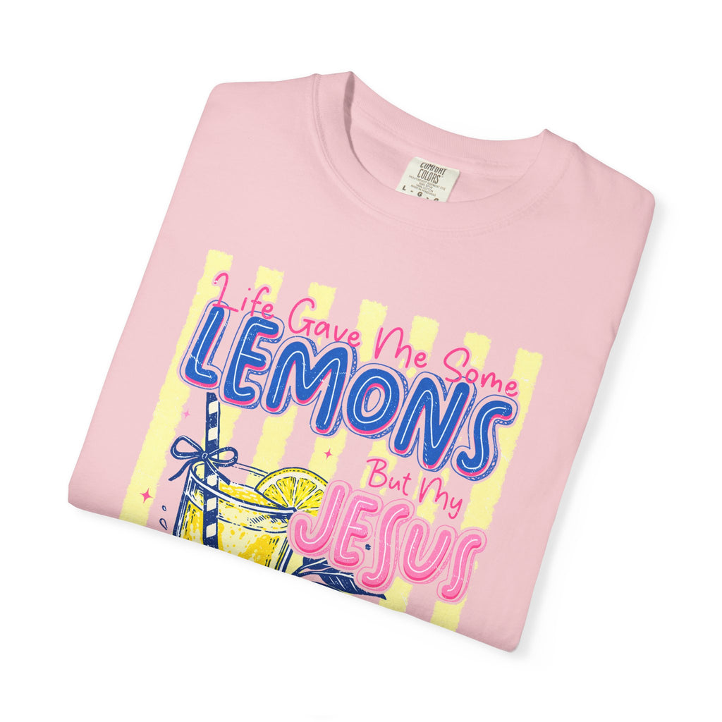 Lemons Into Lemonade Christian T‑Shirt — "When Life Gives You Lemons, Trust Jesus"
